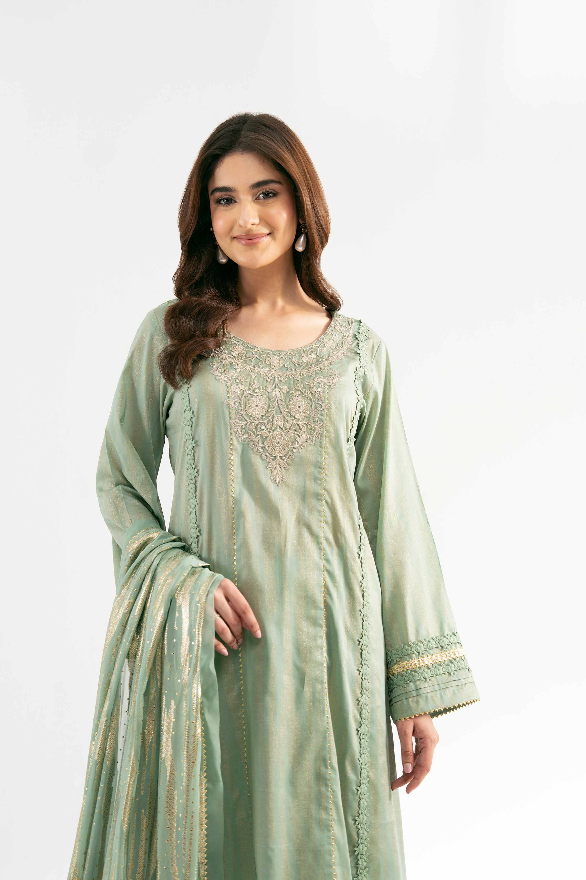 3 Piece - Digital Printed Embroidered Suit - 42501860 for Women - Unstitched Collection | Nishat | Shop Online