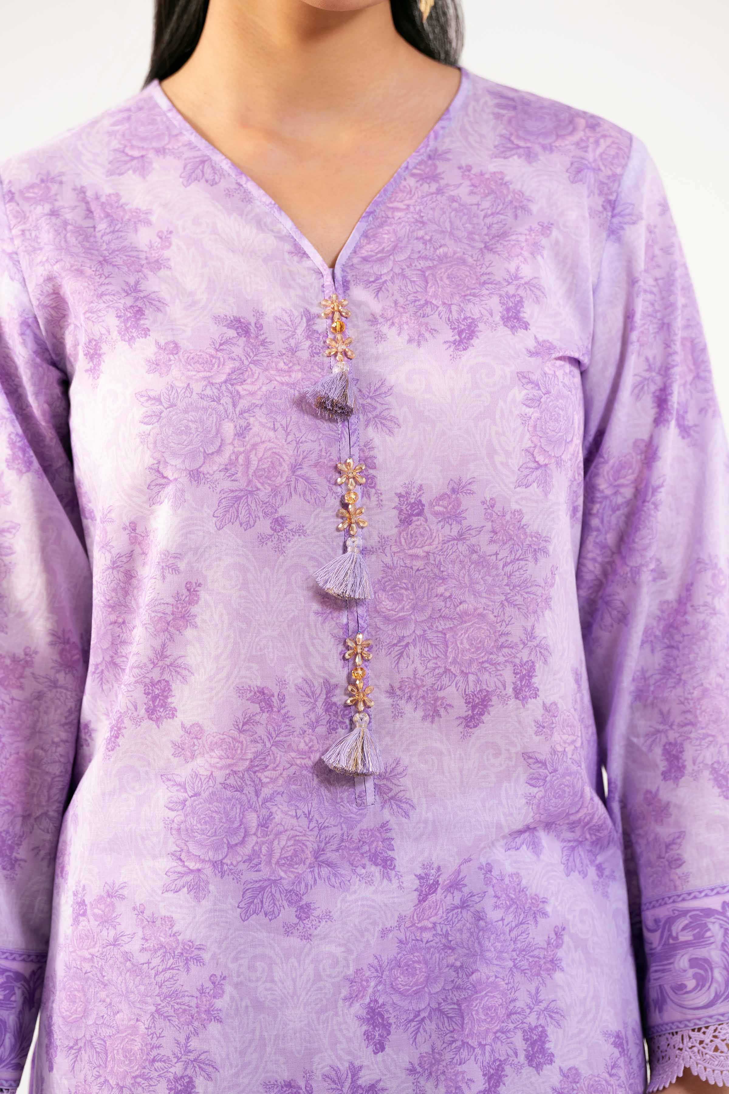 3 Piece - Digital Printed Embroidered Suit - 42501862 for Women - Unstitched Collection | Nishat | Shop Online
