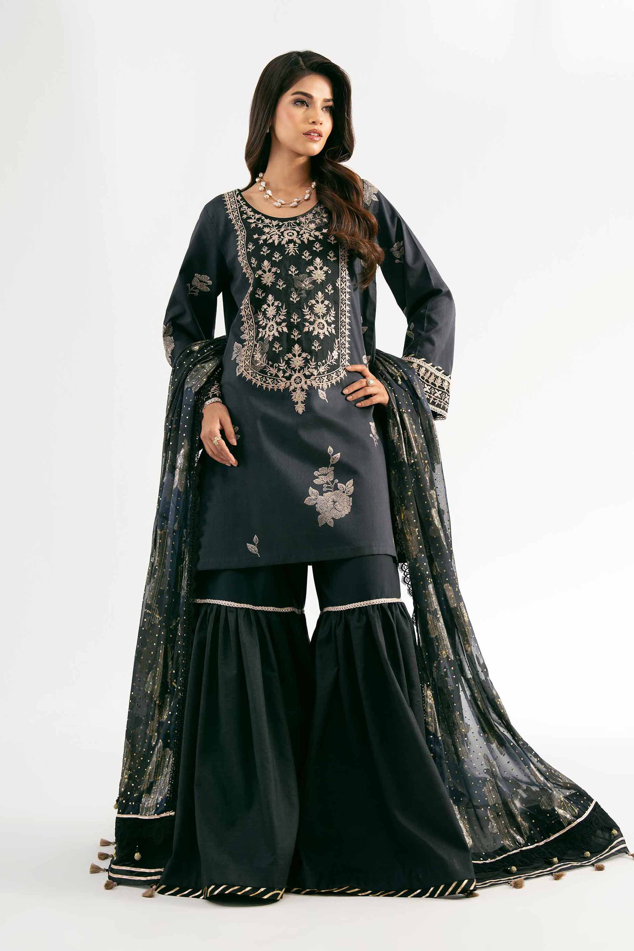 3 Piece - Digital Printed Embroidered Suit - 42501867 for Women - Unstitched Collection | Nishat | Shop Online