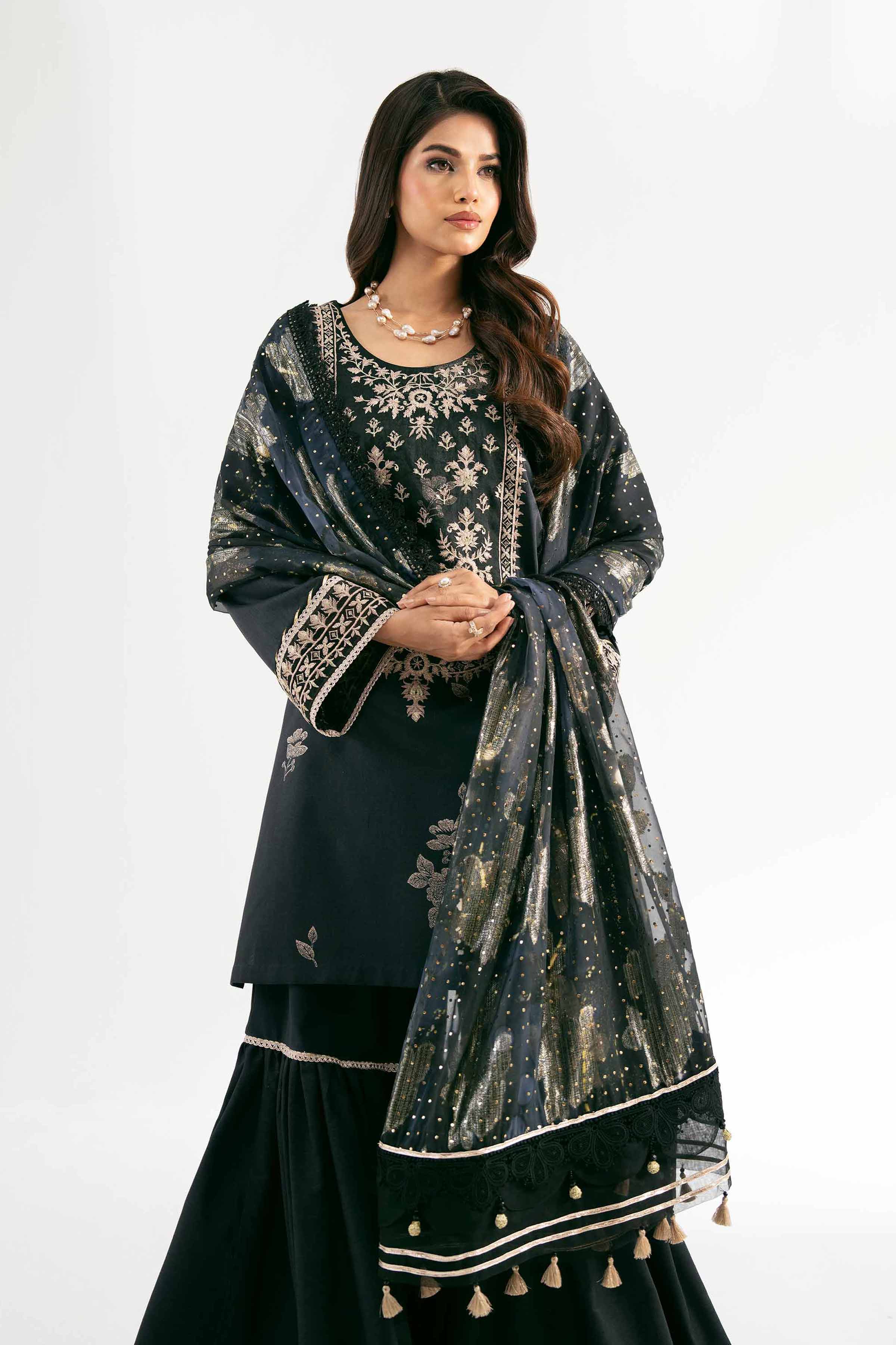 3 Piece - Digital Printed Embroidered Suit - 42501867 for Women - Unstitched Collection | Nishat | Shop Online