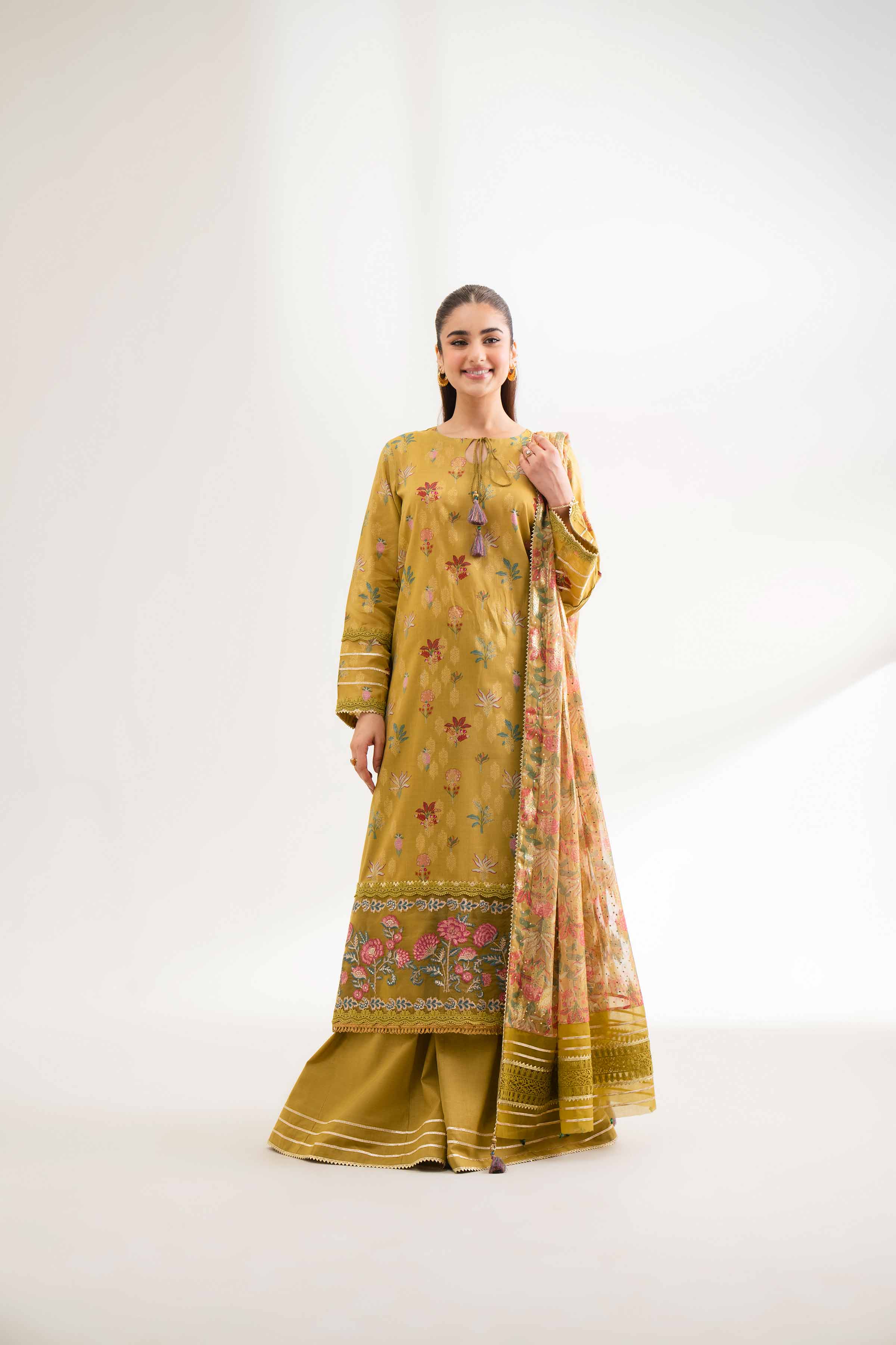 3 Piece - Digital Printed Embroidered Suit - 42501868 for Women - Unstitched Collection | Nishat | Shop Online