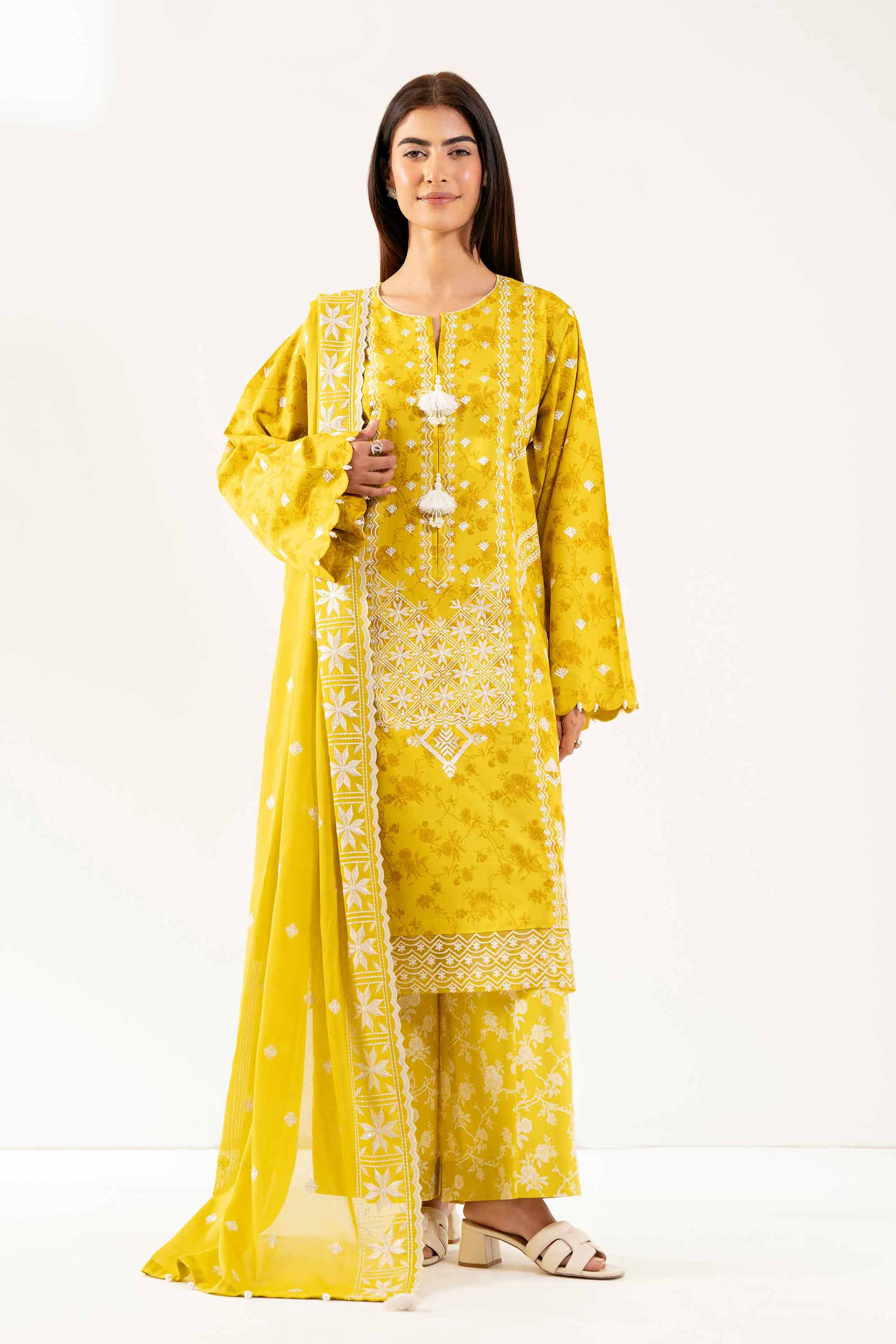 3 Piece - Printed Embroidered Suit - 42501871 for Women - Unstitched Collection | Nishat | Shop Online