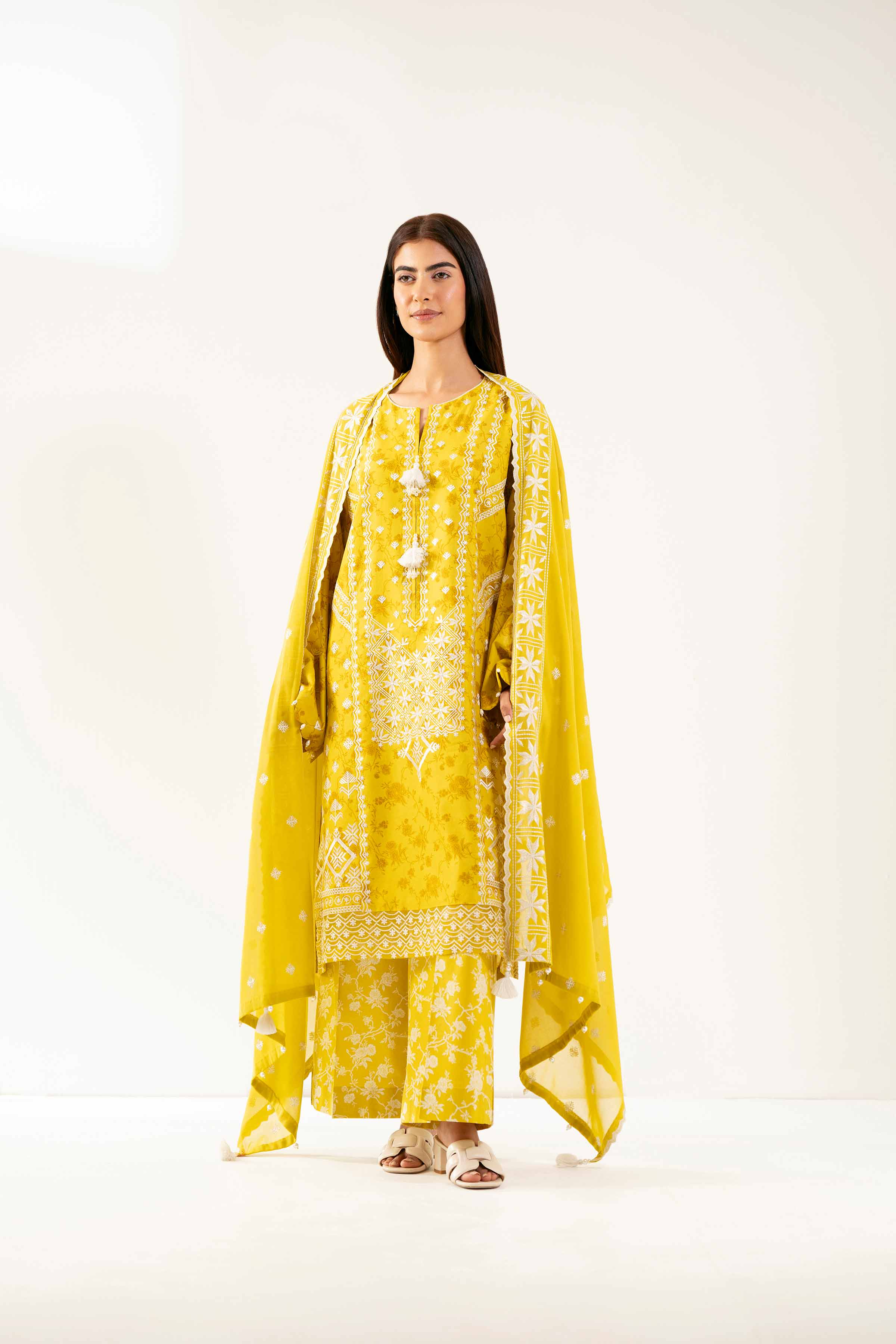 3 Piece - Printed Embroidered Suit - 42501871 for Women - Unstitched Collection | Nishat | Shop Online