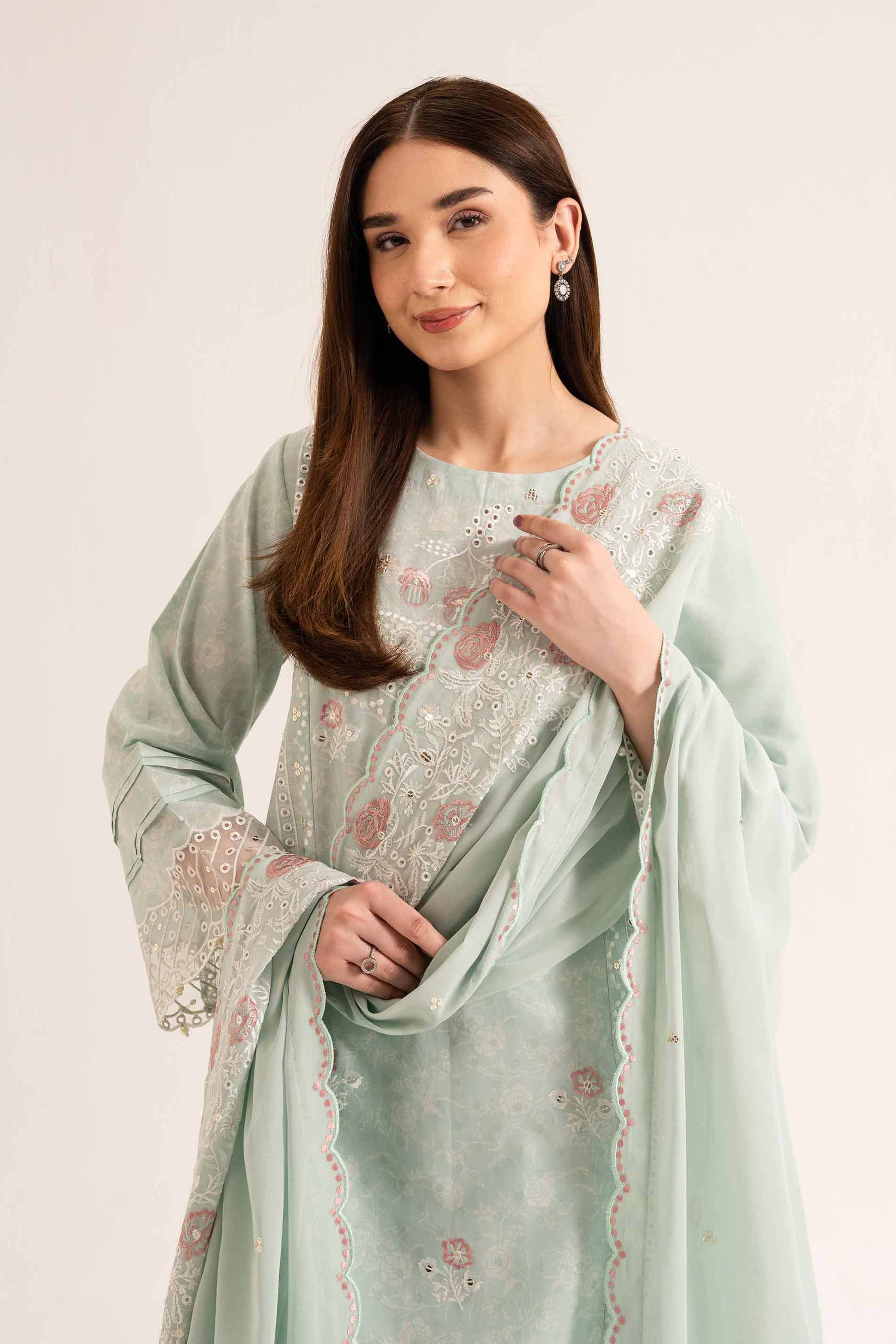 3 Piece - Printed Embroidered Suit - 42501873 for Women - Unstitched Collection | Nishat | Shop Online