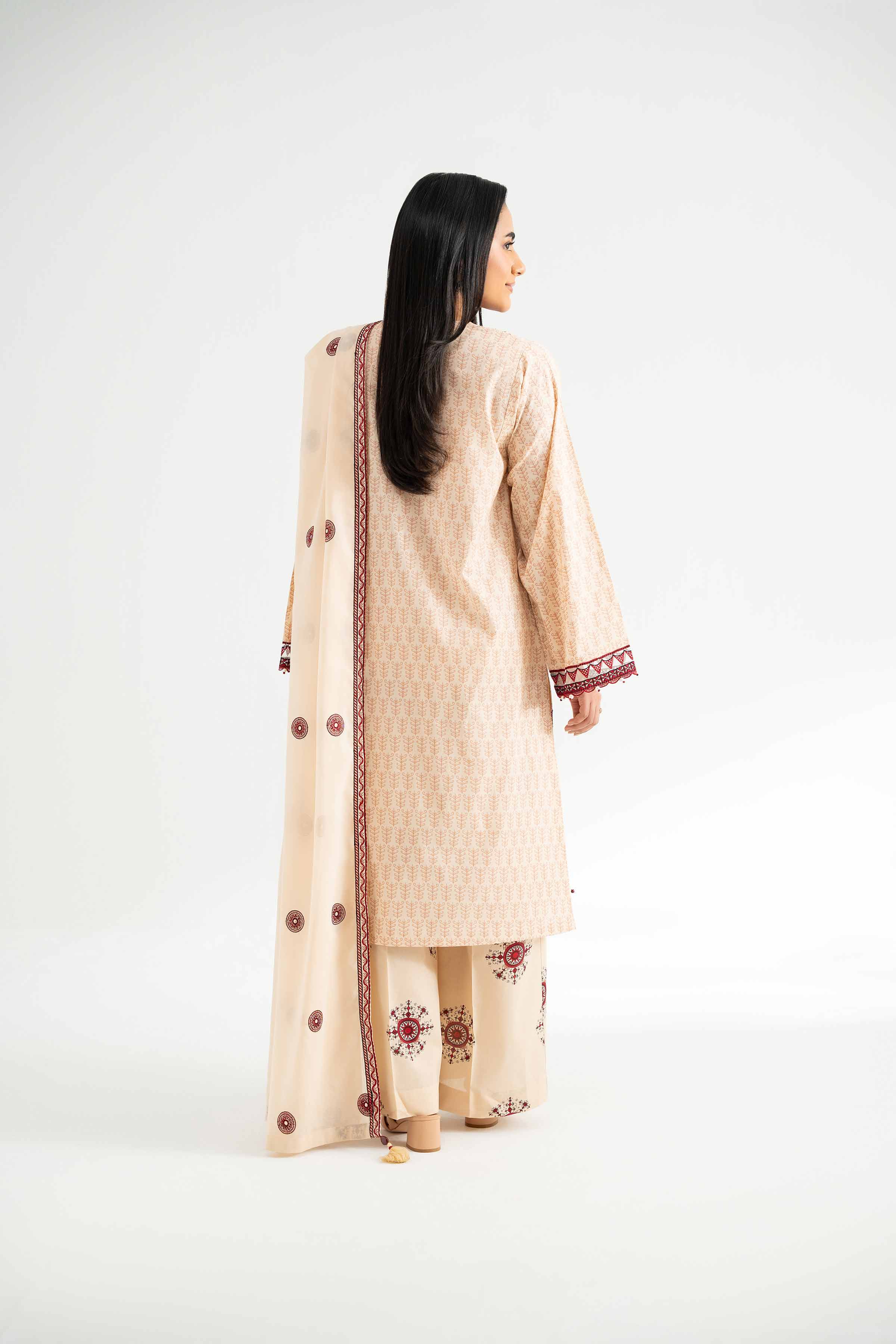3 Piece - Printed Embroidered Suit - 42501874 for Women - Unstitched Collection | Nishat | Shop Online