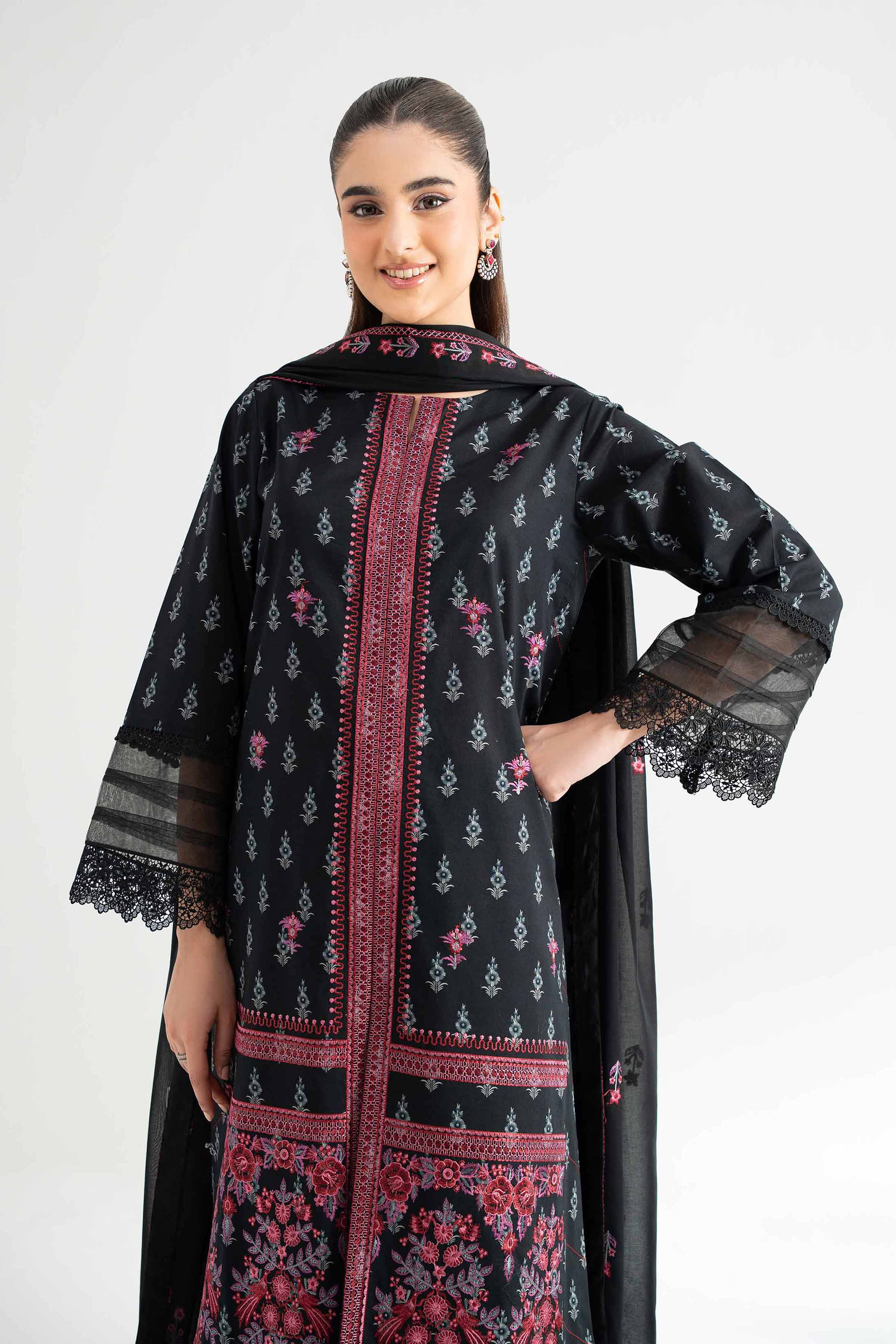 3 Piece - Printed Embroidered Suit - 42501875 for Women - Unstitched Collection | Nishat | Shop Online