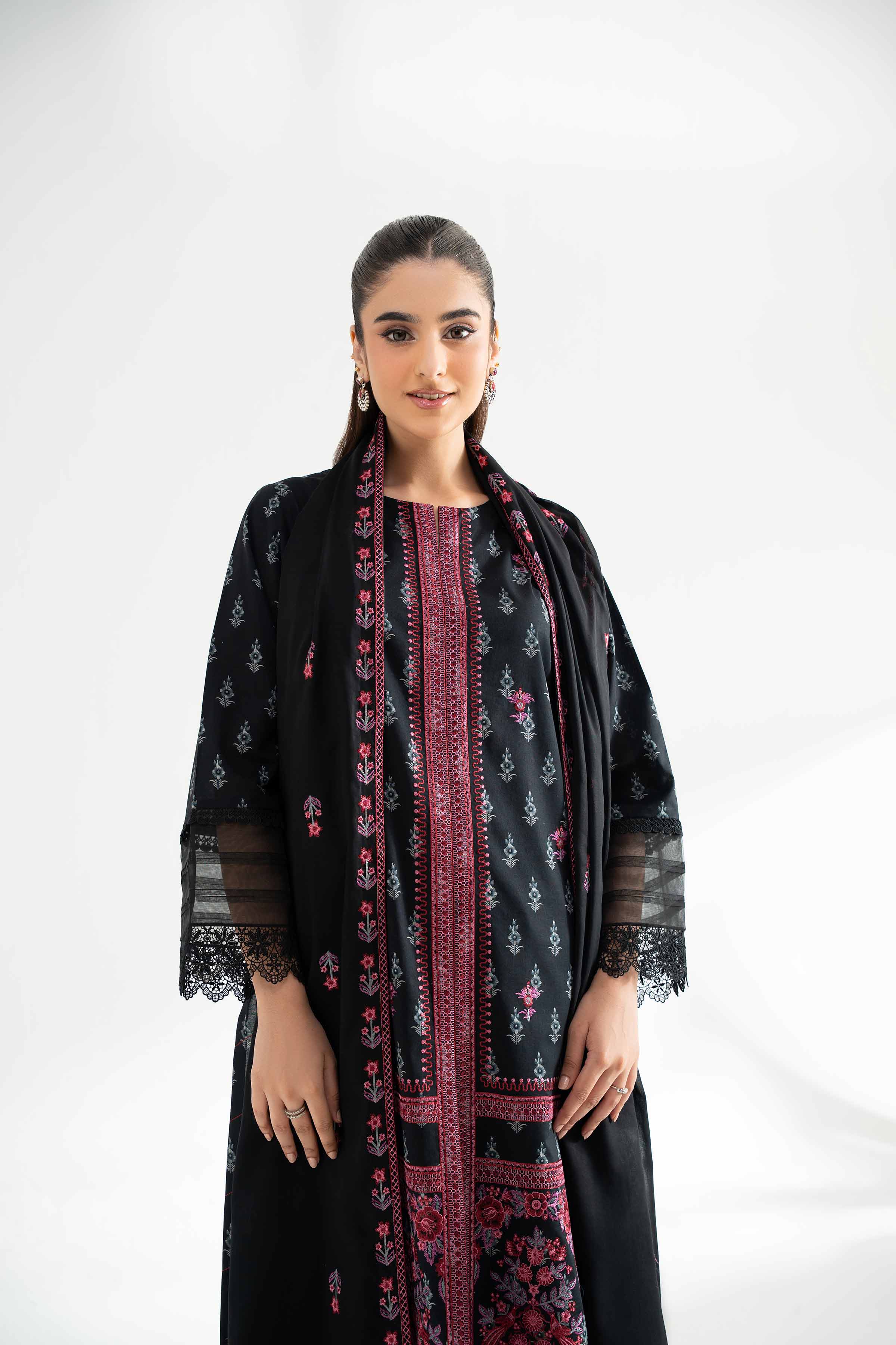 3 Piece - Printed Embroidered Suit - 42501875 for Women - Unstitched Collection | Nishat | Shop Online