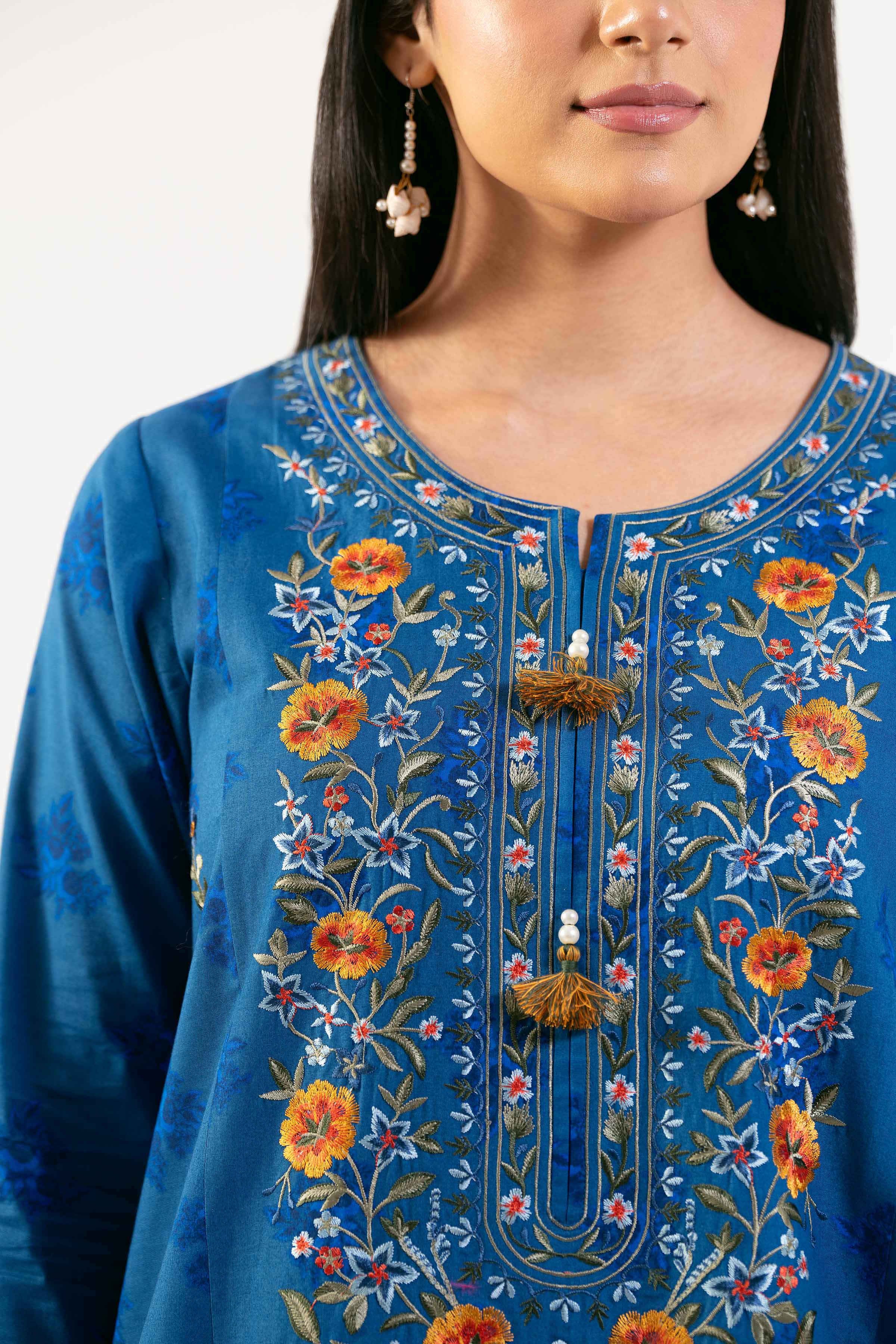 3 Piece - Printed Embroidered Suit - 42501876 for Women - Unstitched Collection | Nishat | Shop Online