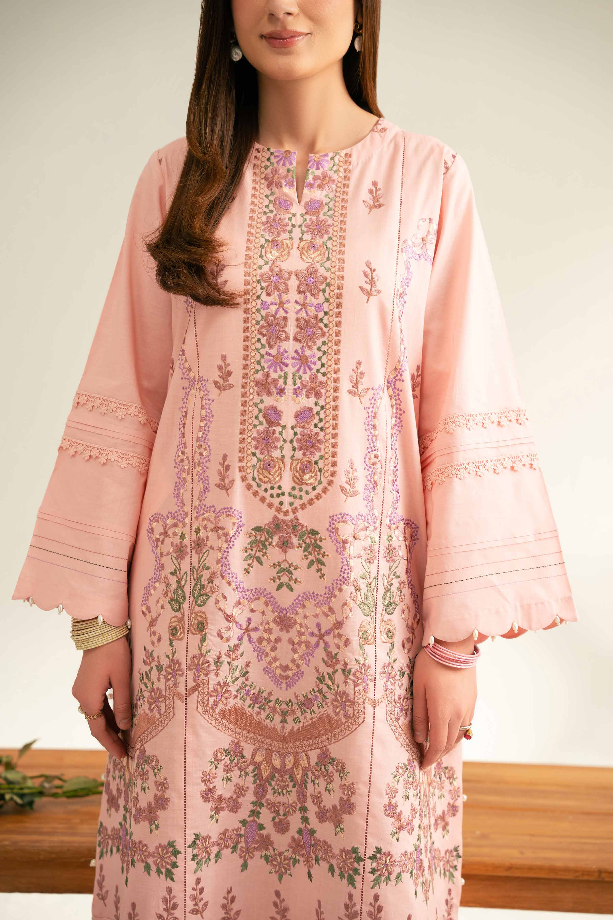 3 Piece - Digital Printed Embroidered Suit - 42501883 for Women - Unstitched Collection | Nishat | Shop Online