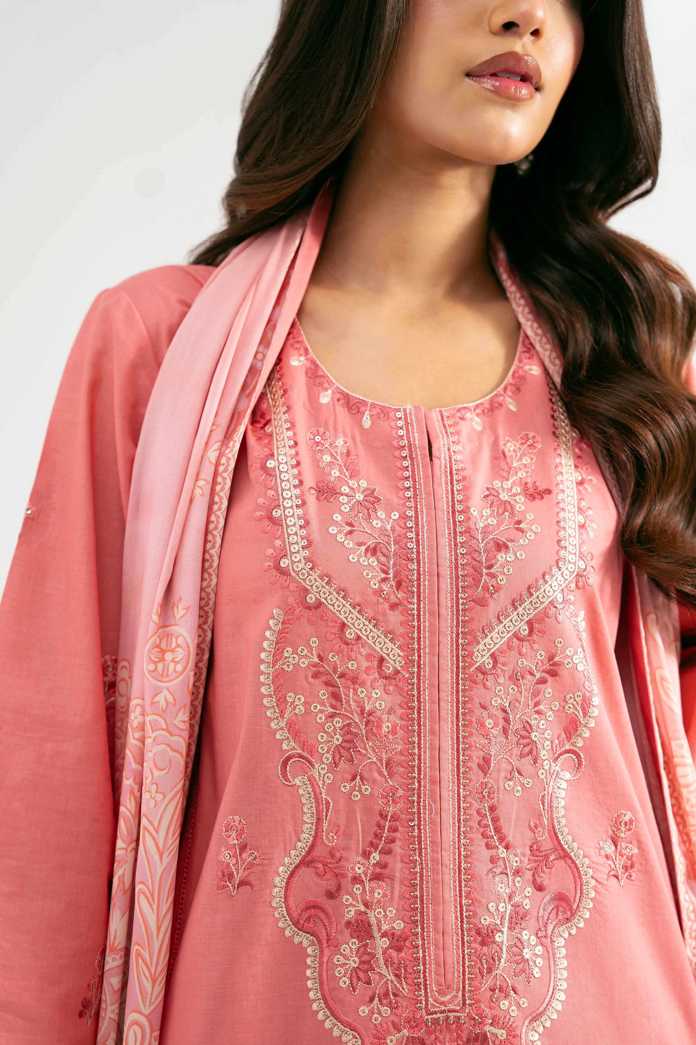 3 Piece - Digital Printed Embroidered Suit - 42501884 for Women - Unstitched Collection | Nishat | Shop Online