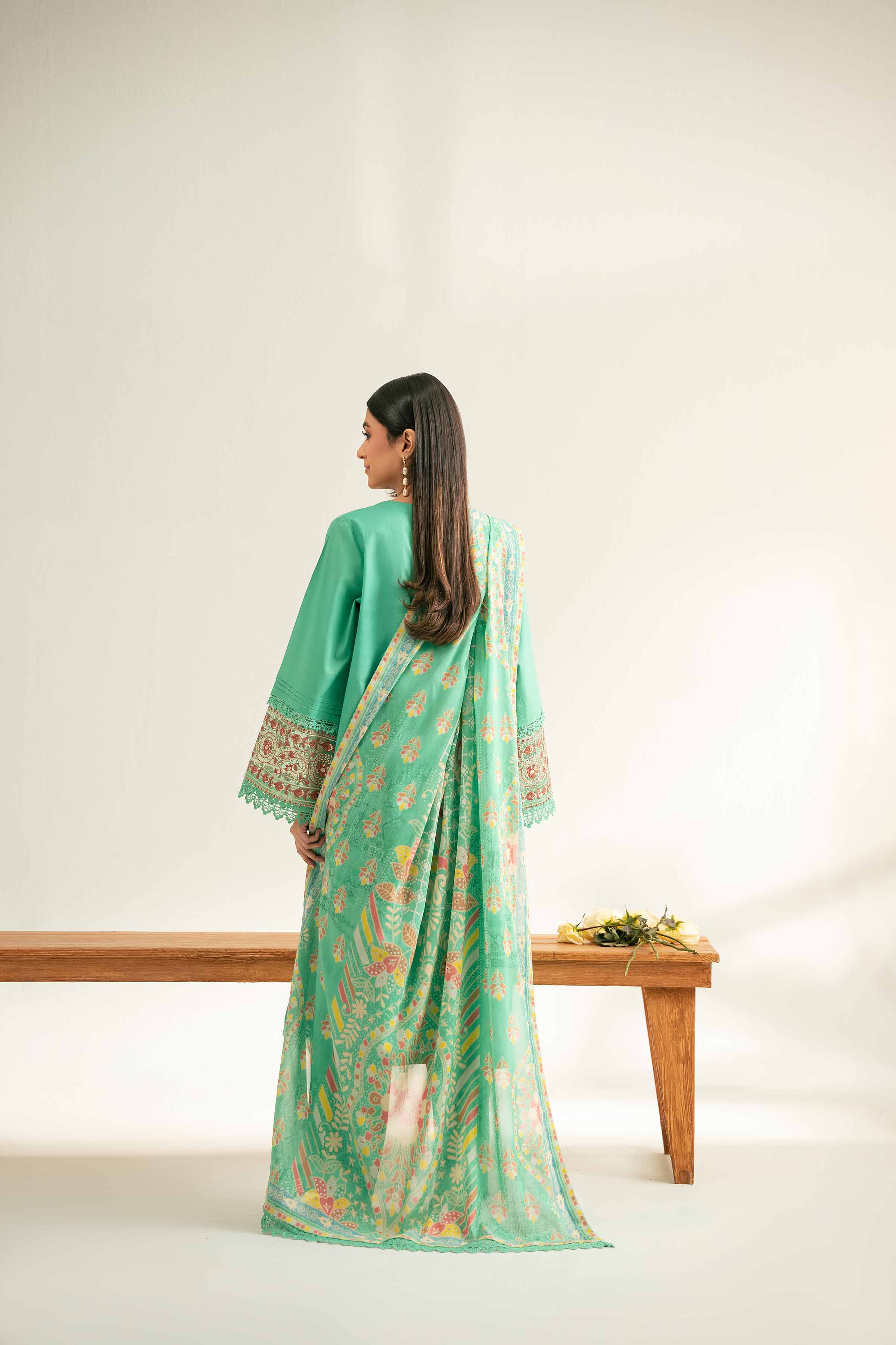 3 Piece - Digital Printed Embroidered Suit - 42501885 for Women - Unstitched Collection | Nishat | Shop Online