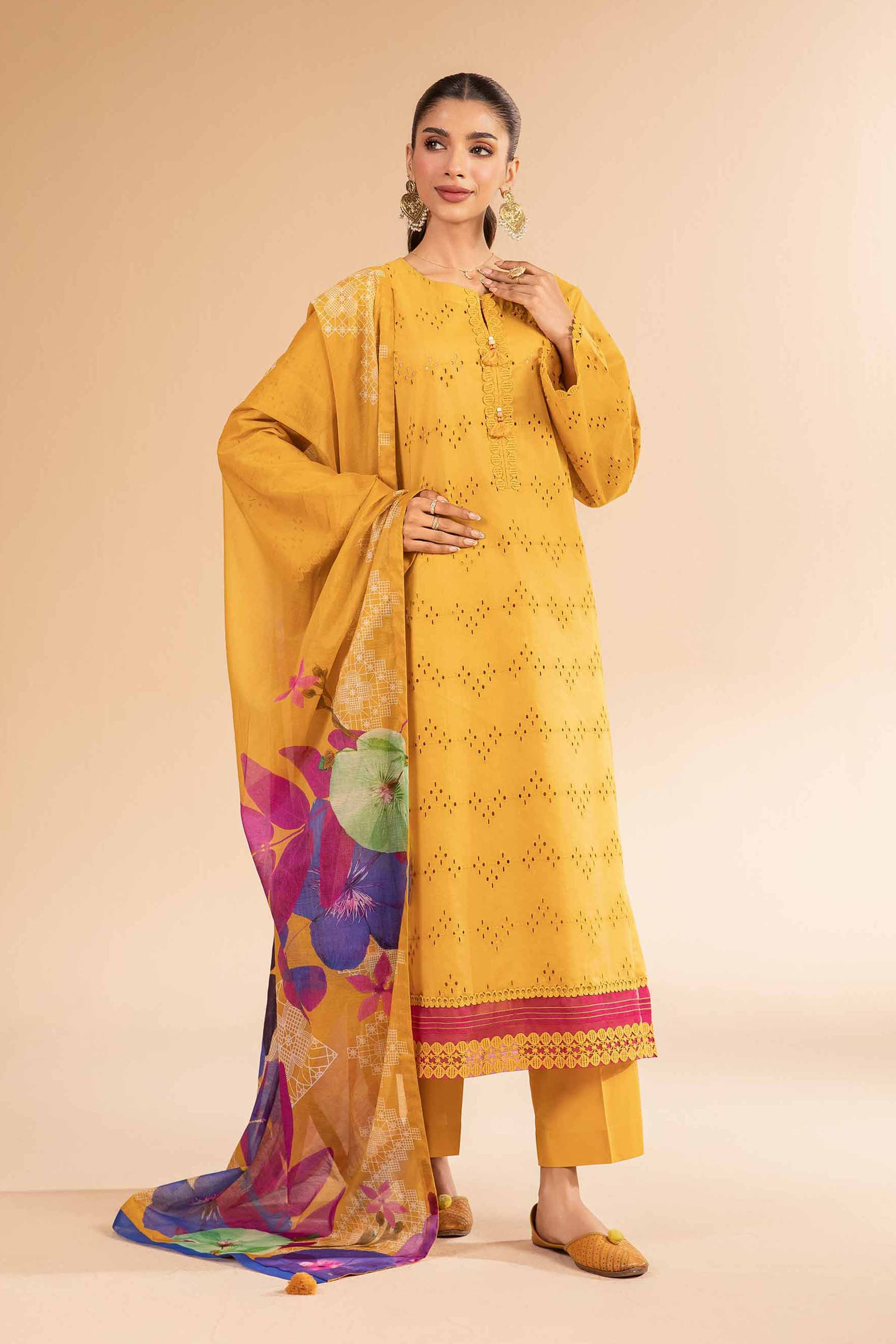 3 Piece - Digital Printed Suit - 42501890 for Women - Unstitched Collection | Nishat | Shop Online
