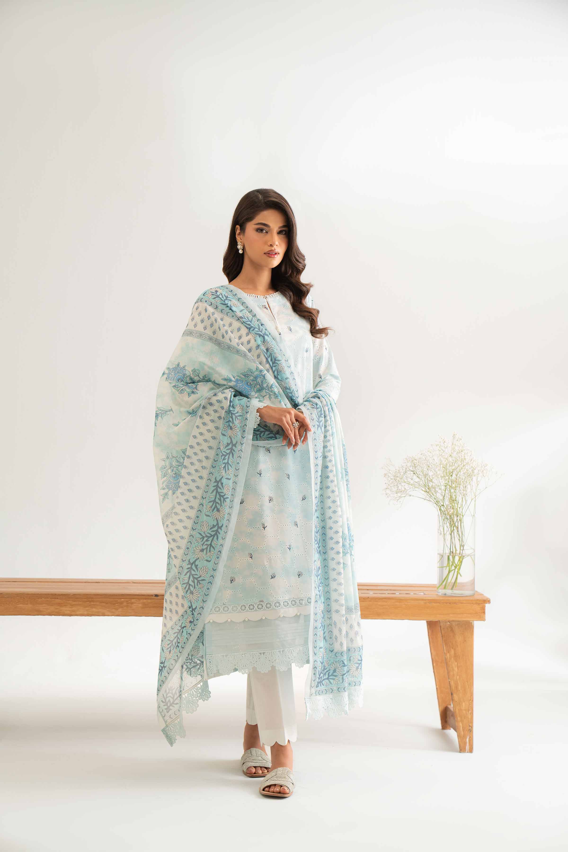 3 Piece - Digital Printed Suit - 42501893 for Women - Unstitched Collection | Nishat | Shop Online