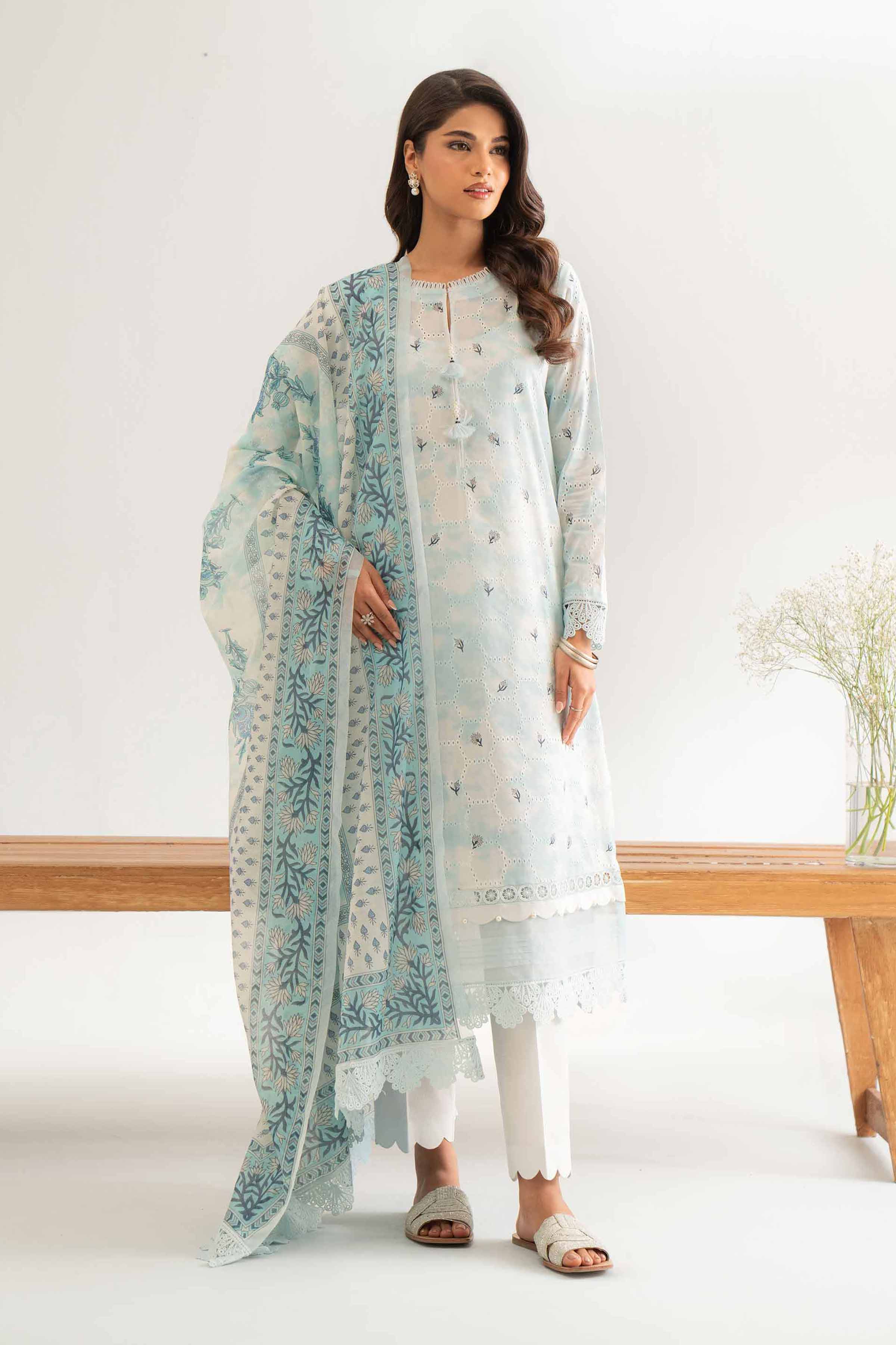 3 Piece - Digital Printed Suit - 42501893 for Women - Unstitched Collection | Nishat | Shop Online