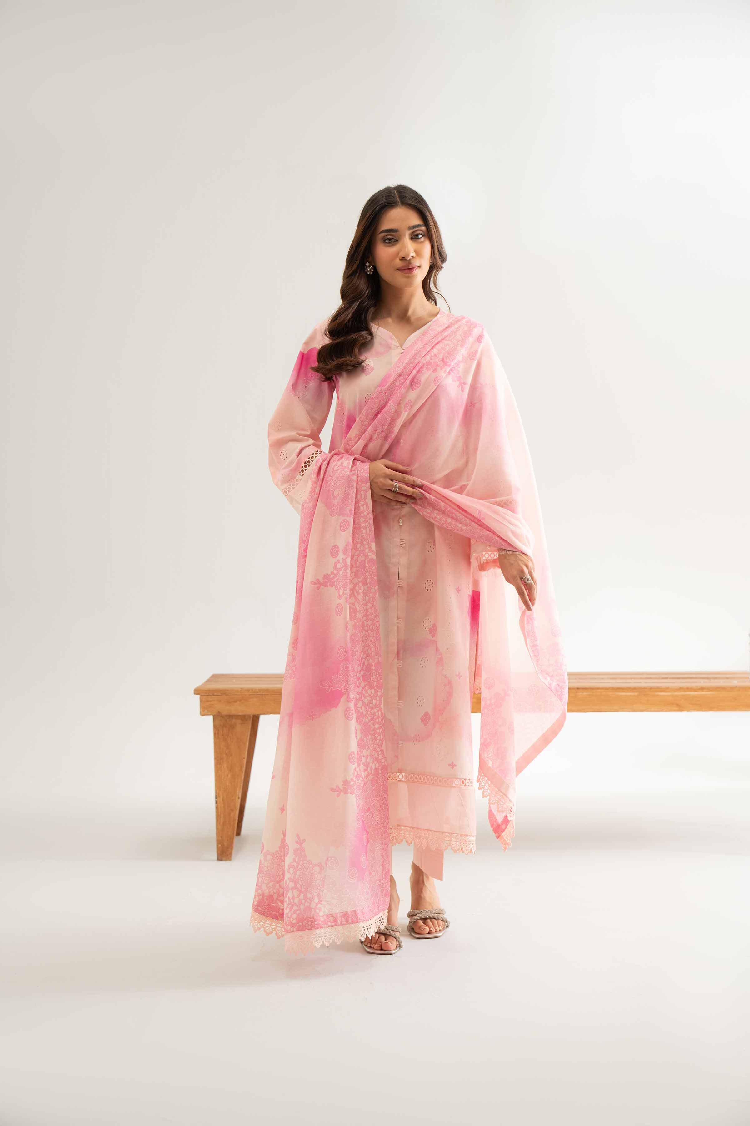 3 Piece - Digital Printed Suit - 42501897 for Women - Unstitched Collection | Nishat | Shop Online
