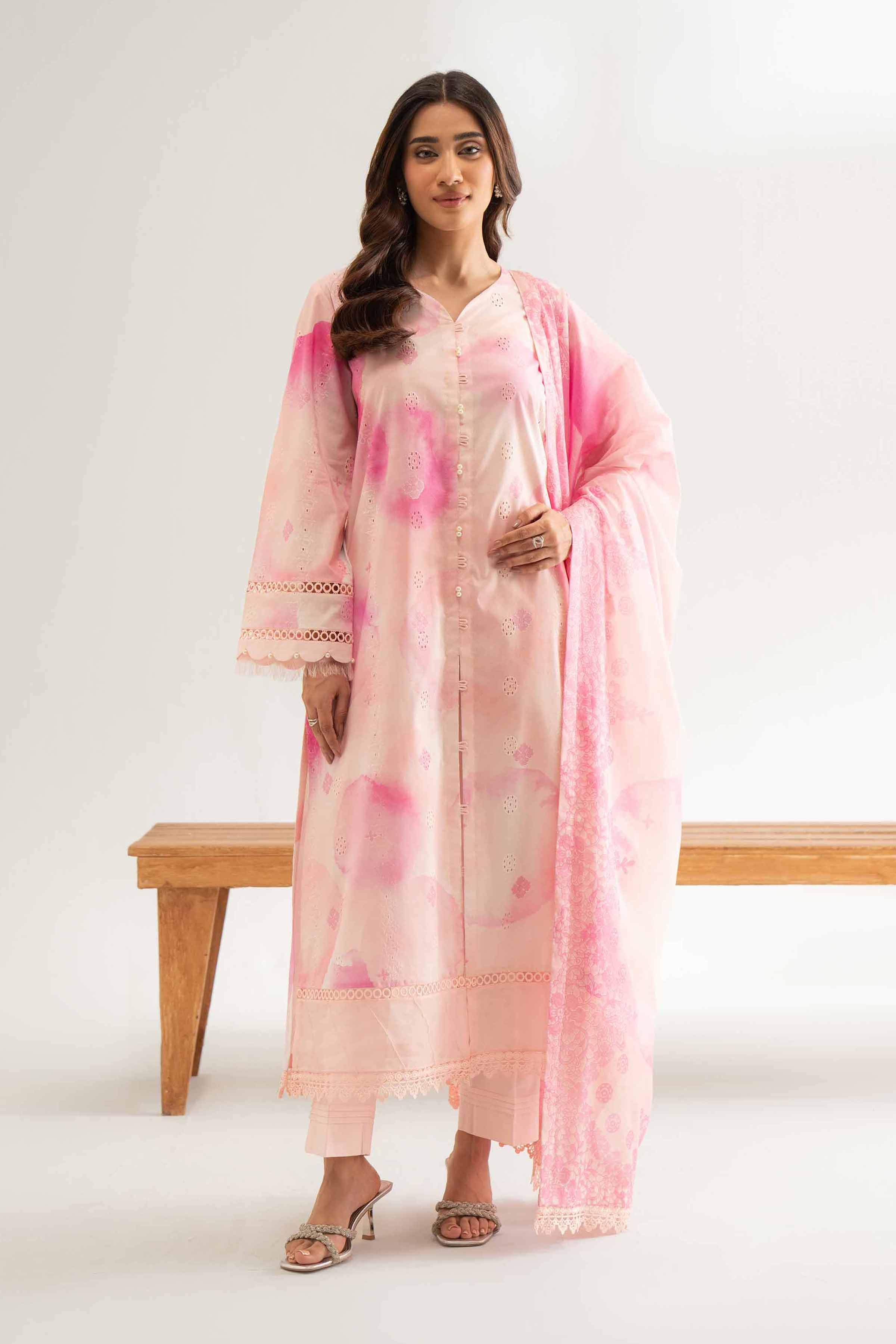 3 Piece - Digital Printed Suit - 42501897 for Women - Unstitched Collection | Nishat | Shop Online