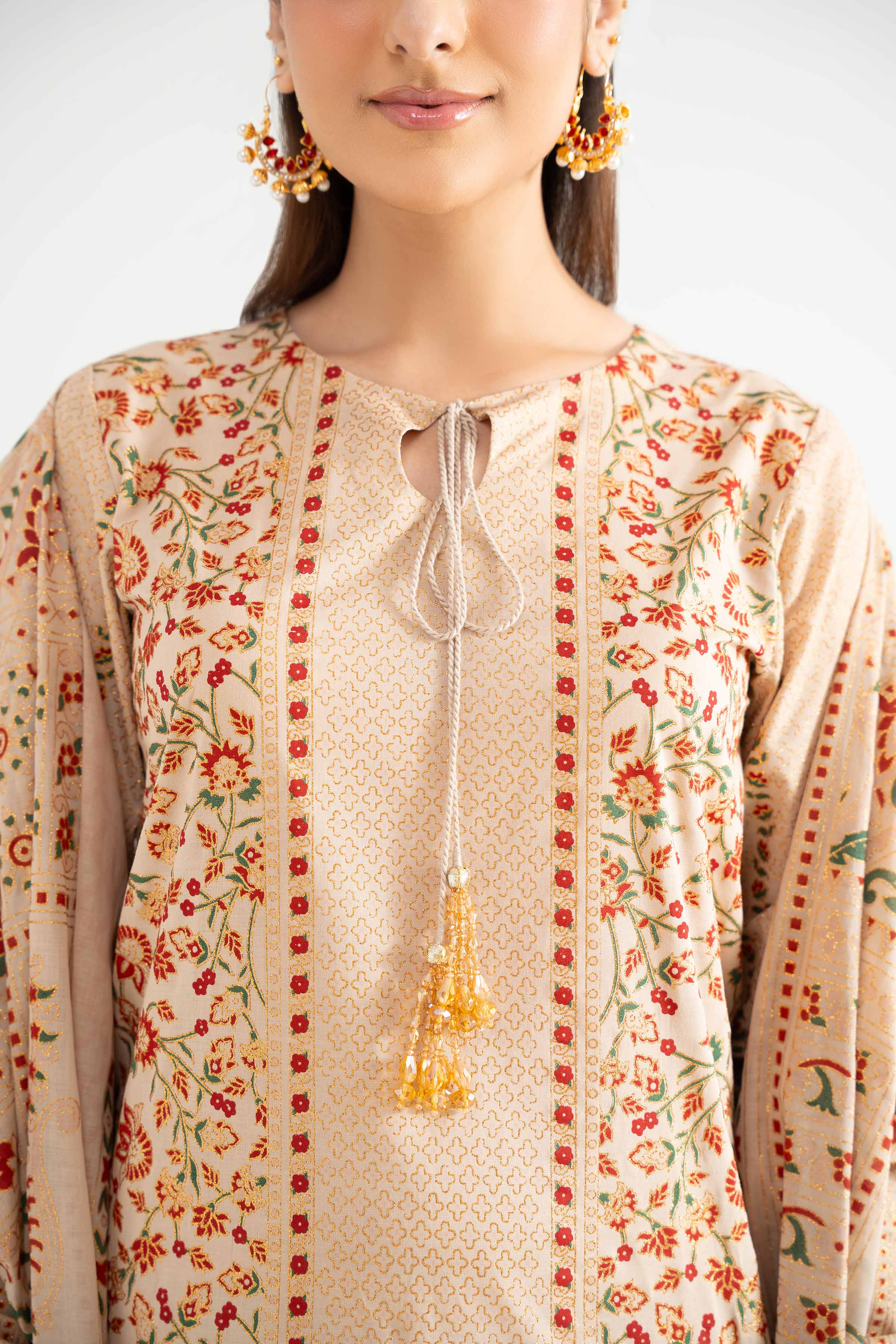 3 Piece - Foil Printed Suit - 42501902 for Women - Unstitched Collection | Nishat | Shop Online