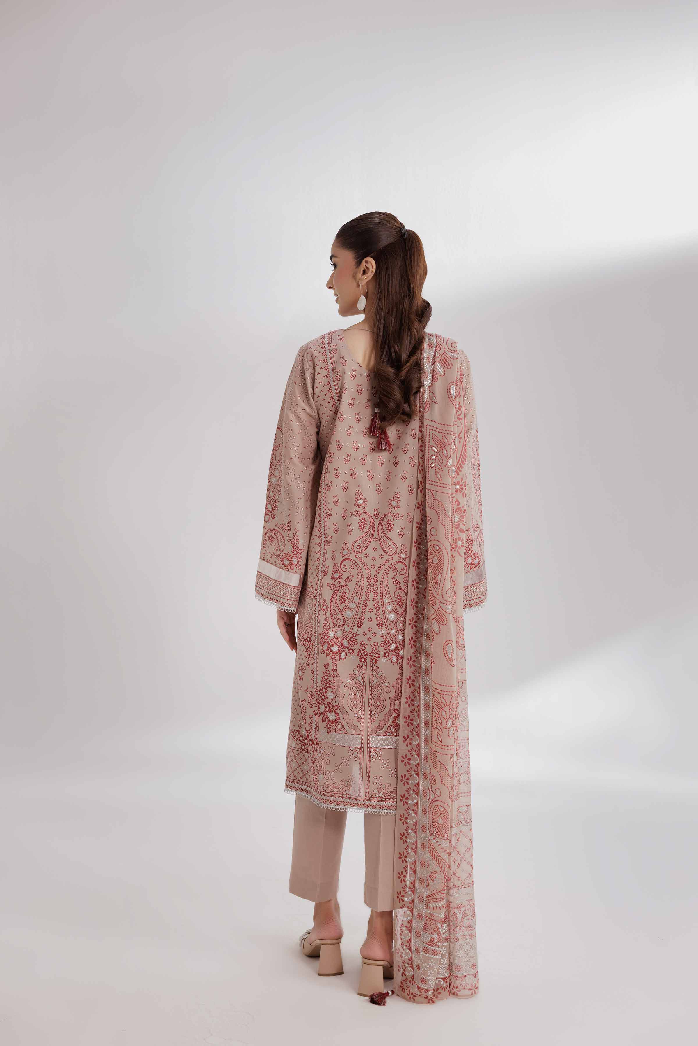 3 Piece - Foil Printed Suit - 42501906 for Women - Unstitched Collection | Nishat | Shop Online