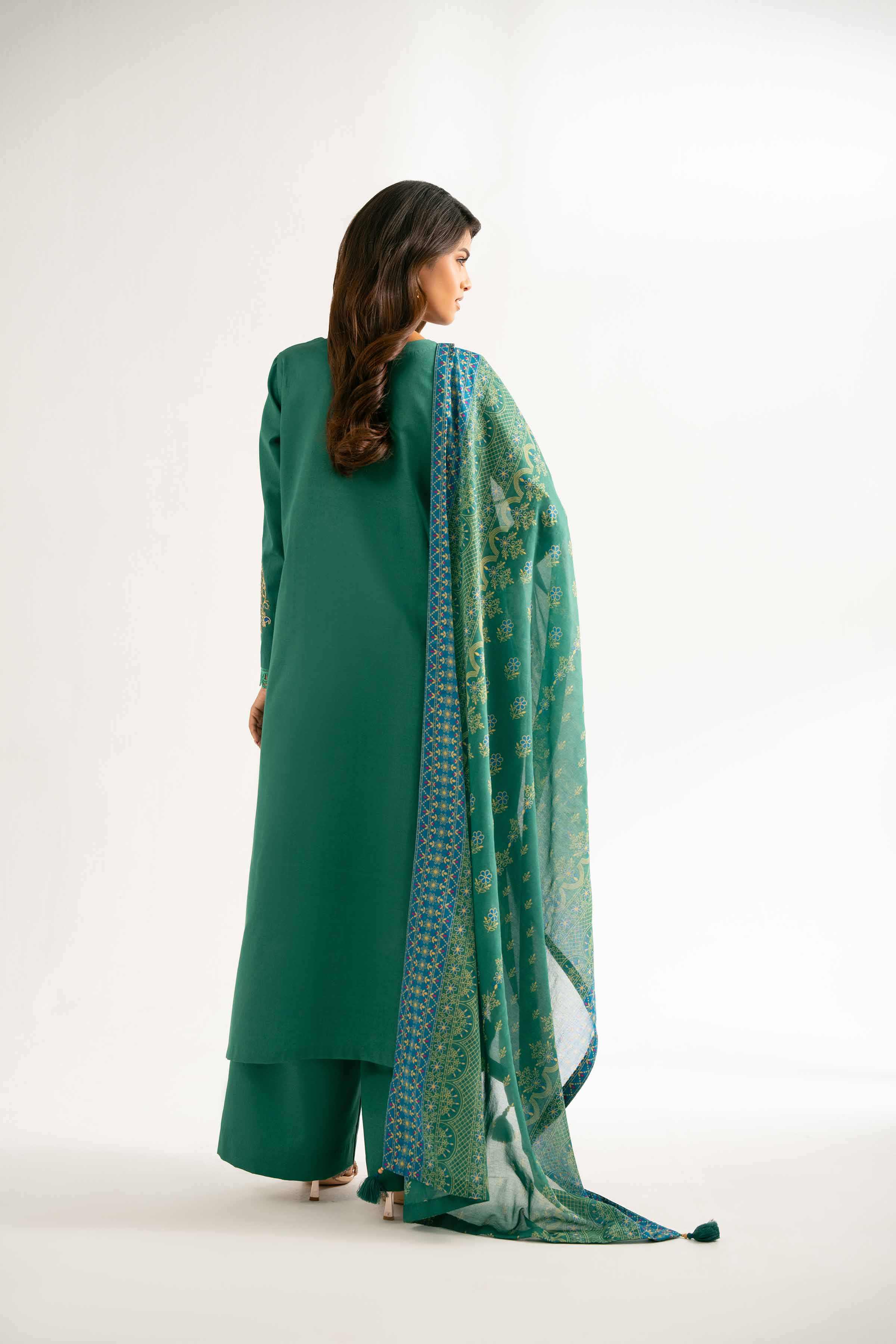 3 Piece - Block Printed Suit - 42501910 for Women - Unstitched Collection | Nishat | Shop Online