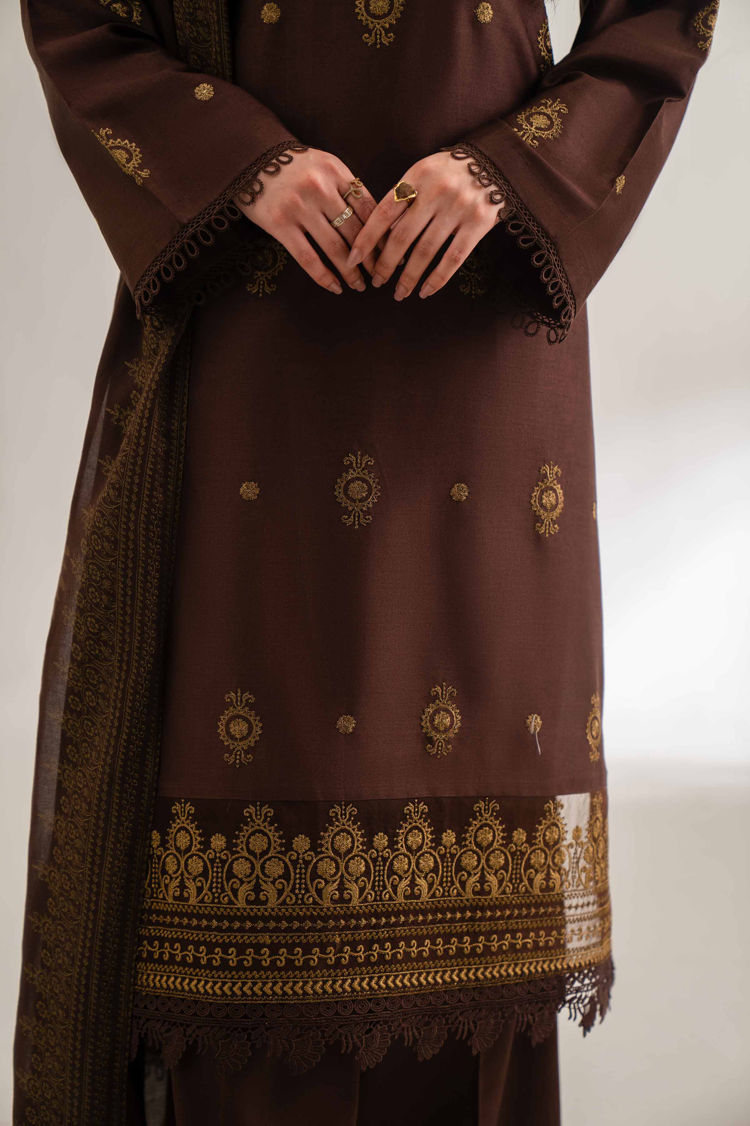 3 Piece - Block Printed Suit - 42501913 for Women - Unstitched Collection | Nishat | Shop Online