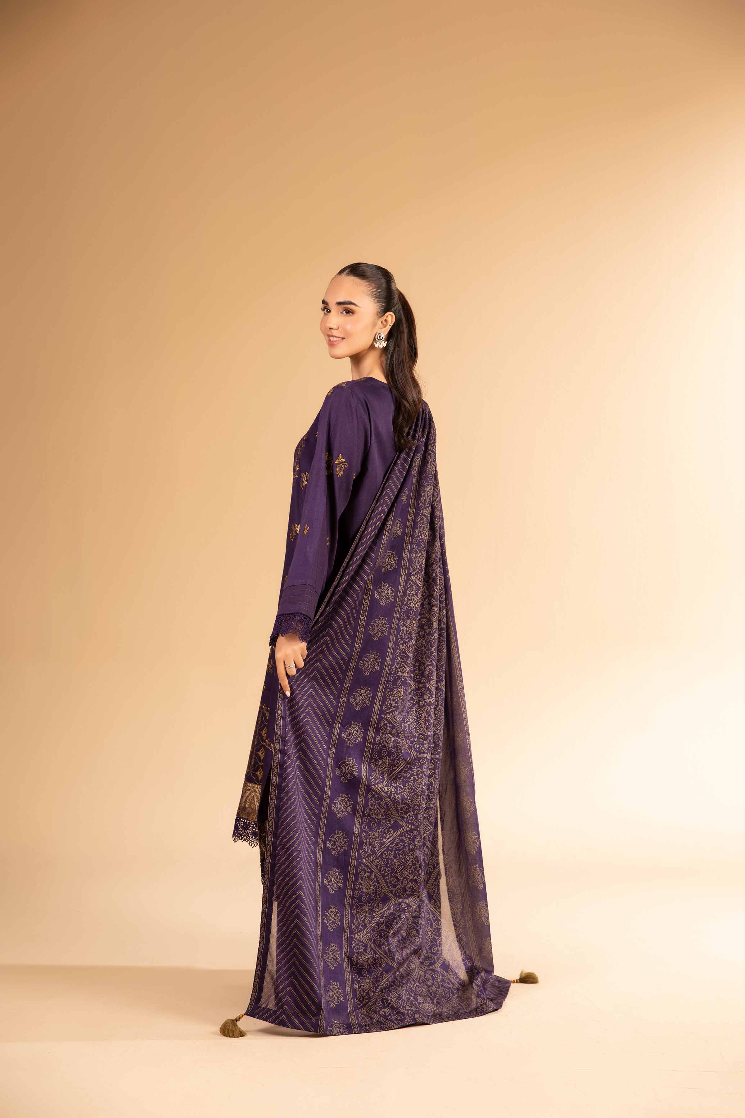 3 Piece - Block Printed Suit - 42501914 for Women - Unstitched Collection | Nishat | Shop Online