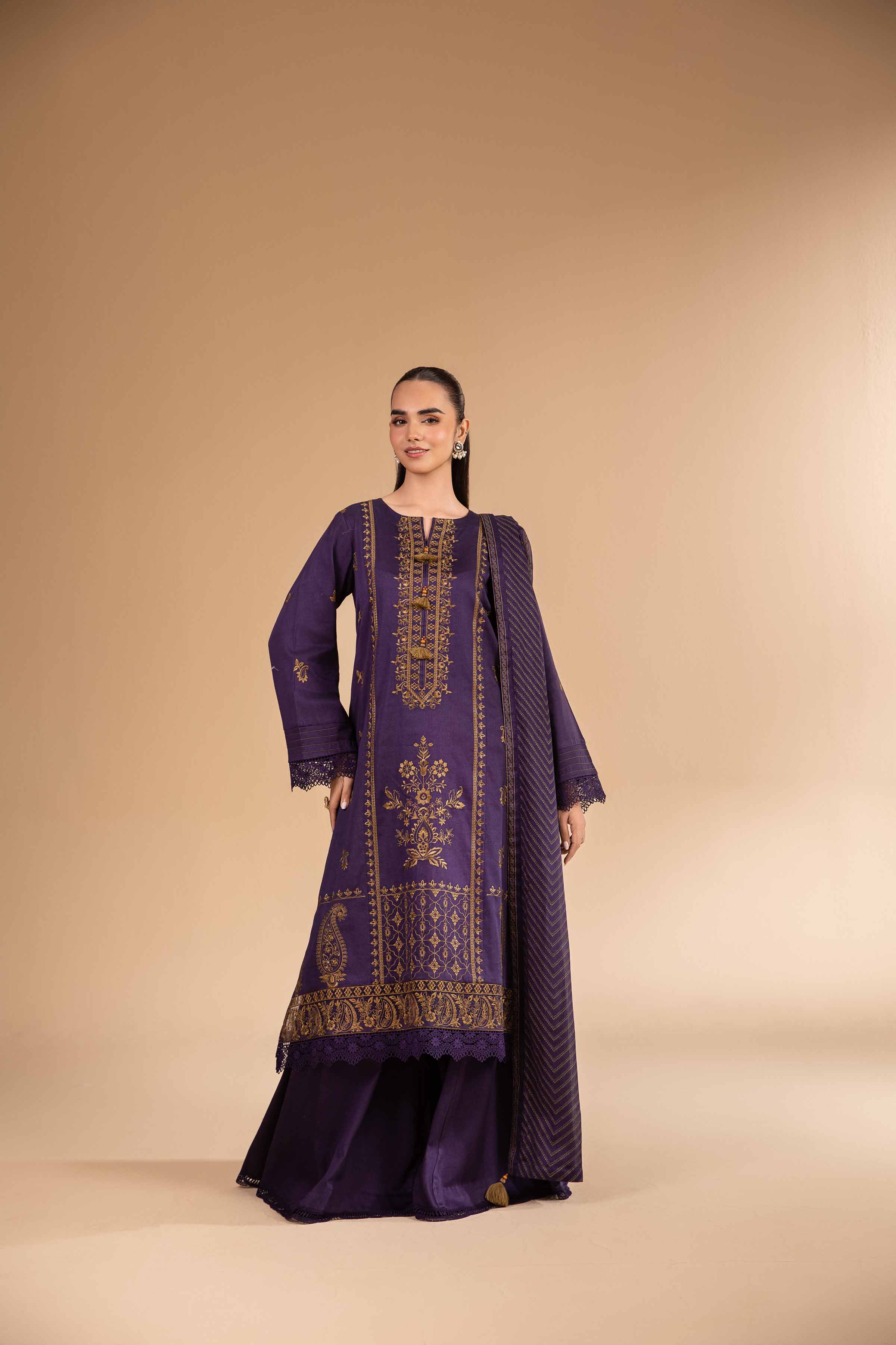 3 Piece - Block Printed Suit - 42501914 for Women - Unstitched Collection | Nishat | Shop Online