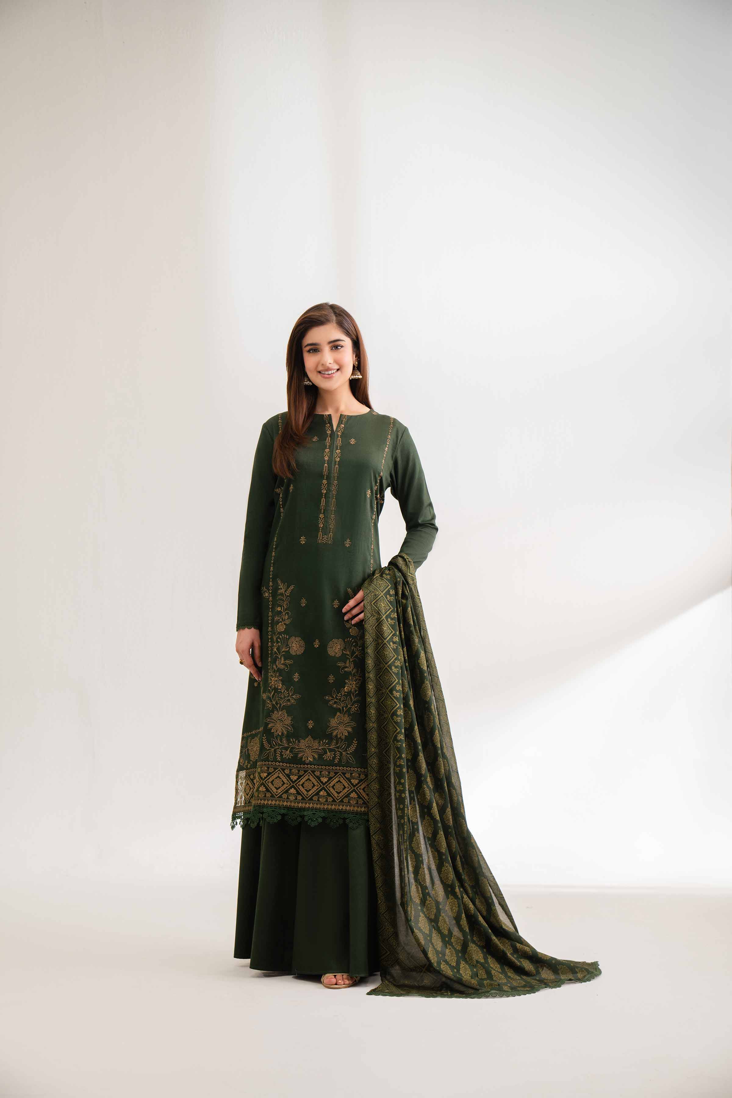 3 Piece - Block Printed Suit - 42501917 for Women - Unstitched Collection | Nishat | Shop Online