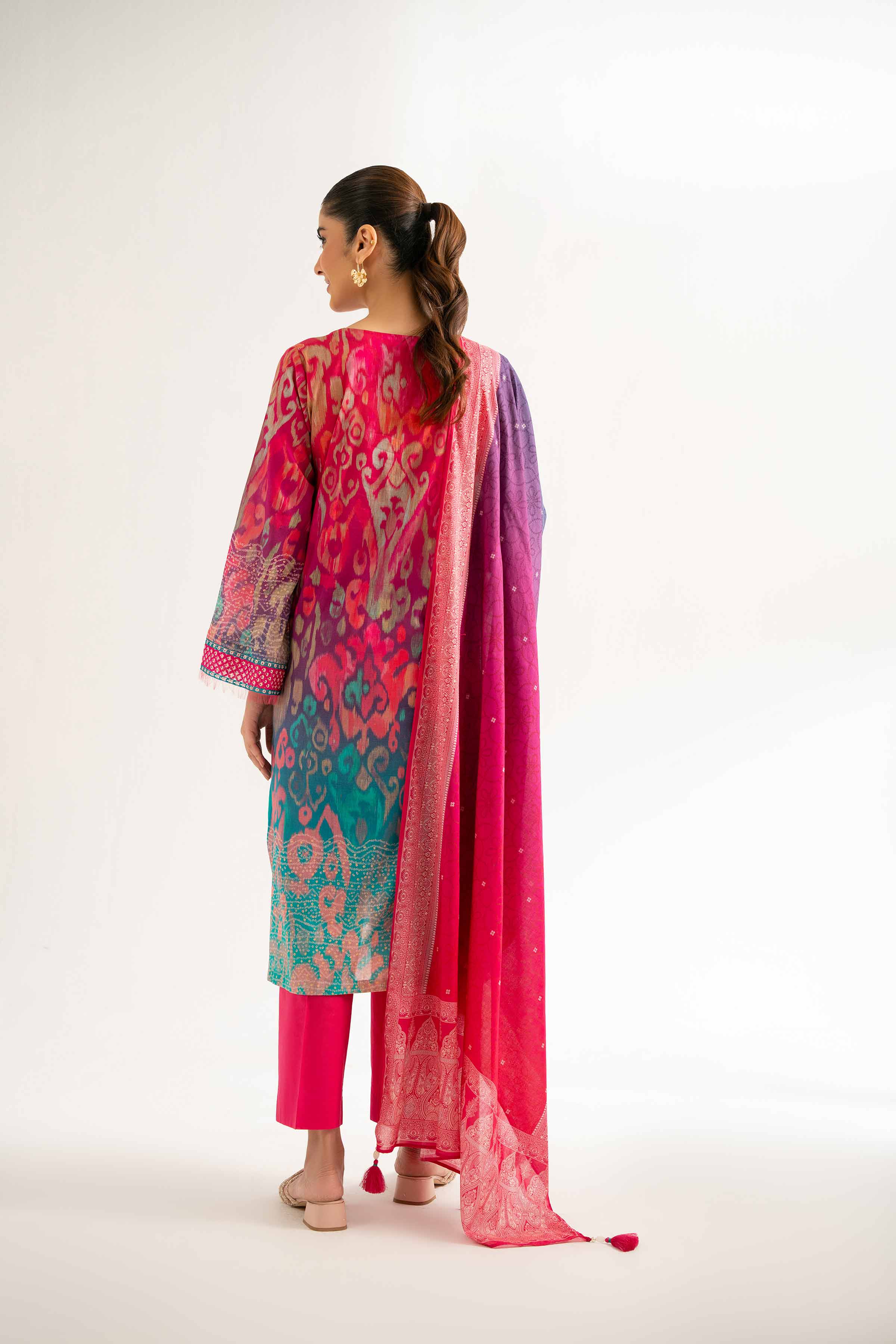 3 Piece - Digital Printed Embroidered Suit - 42501927 for Women - Unstitched Collection | Nishat | Shop Online