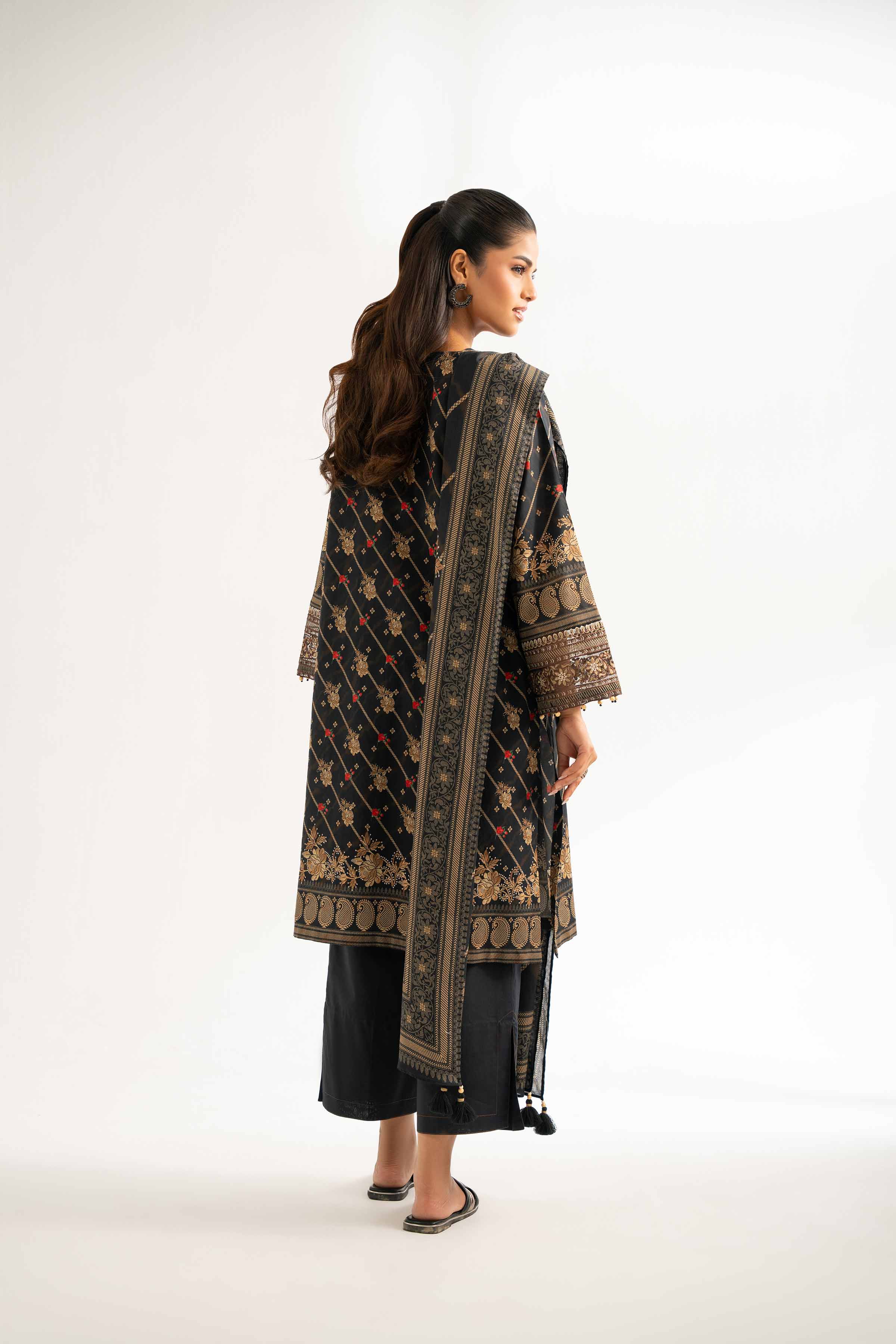 3 Piece - Digital Printed Embroidered Suit - 42501930 for Women - Unstitched Collection | Nishat | Shop Online