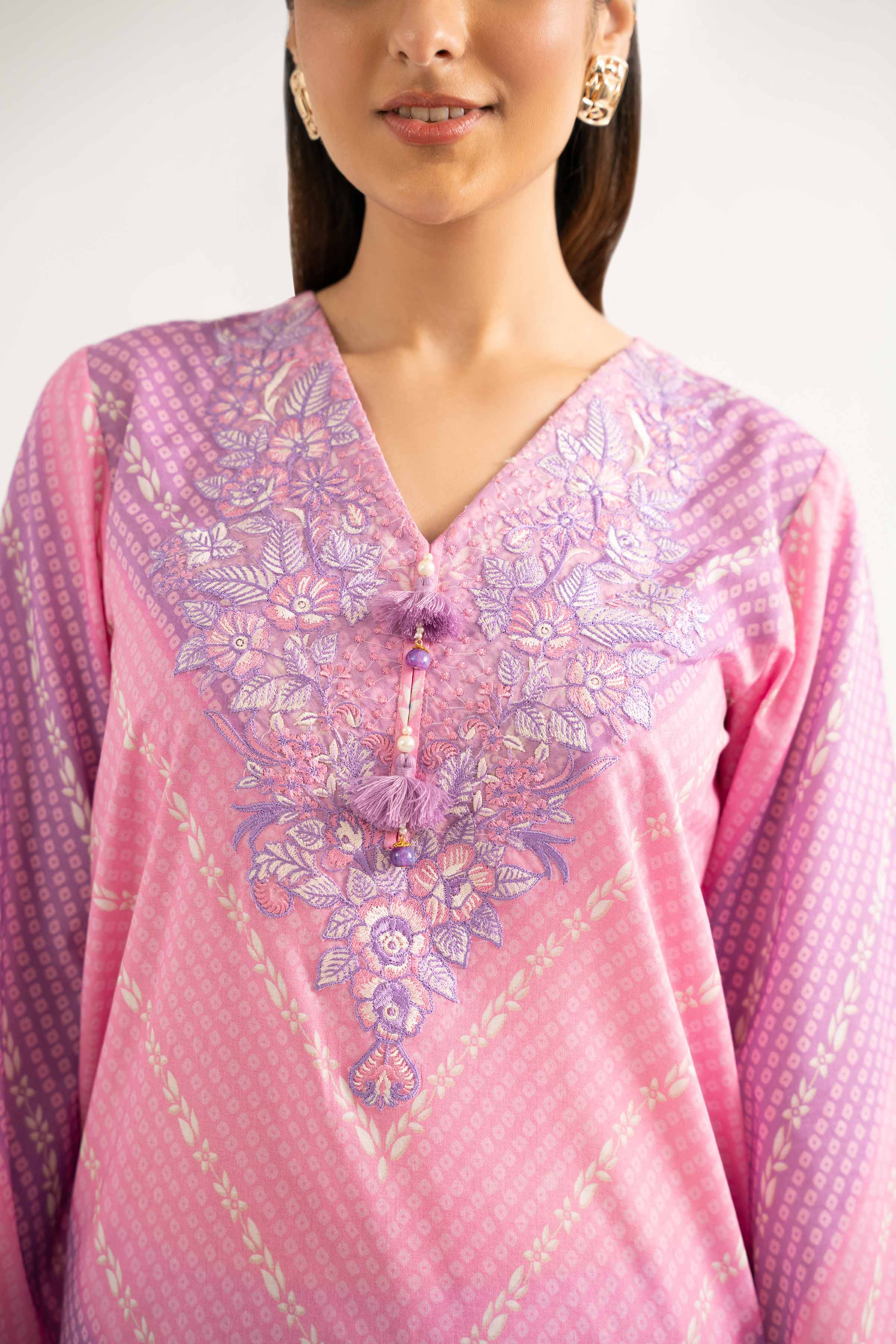 3 Piece - Digital Printed Embroidered Suit - 42501931 for Women - Unstitched Collection | Nishat | Shop Online