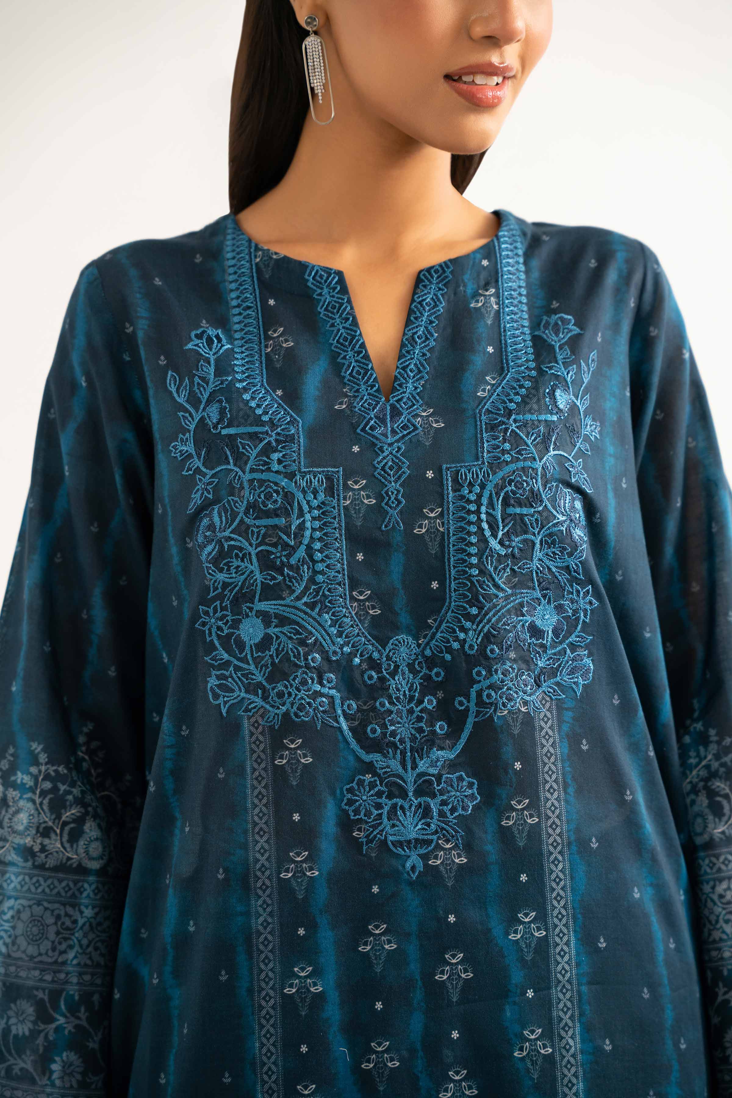 3 Piece - Digital Printed Embroidered Suit - 42501932 for Women - Unstitched Collection | Nishat | Shop Online