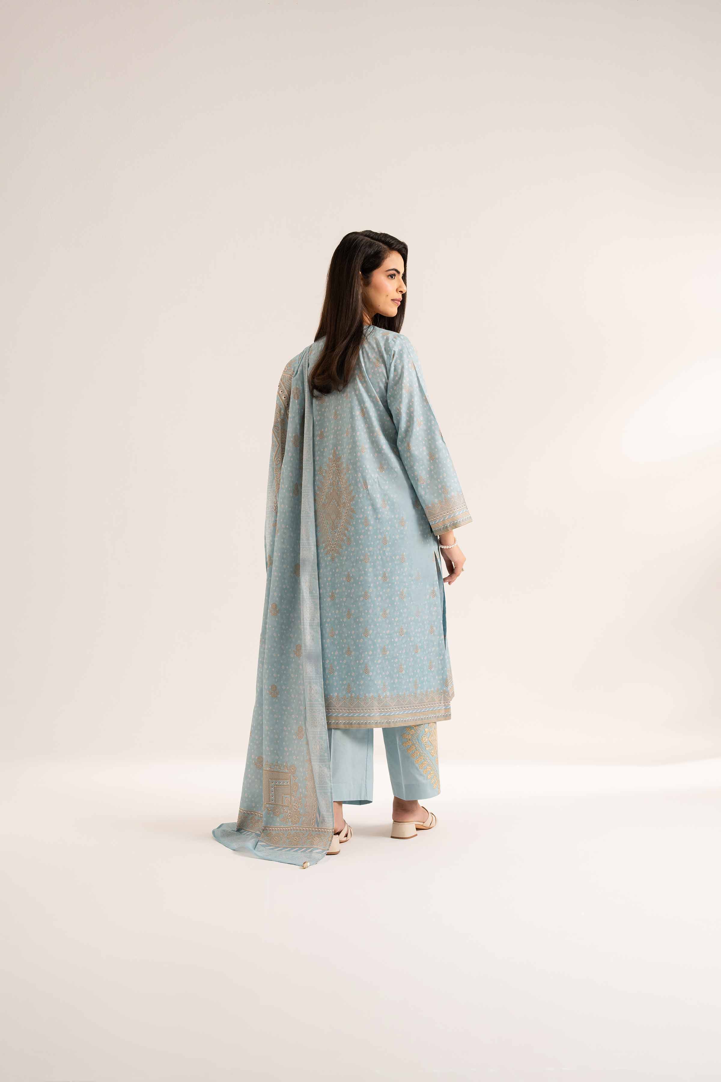 3 Piece - Digital Printed Embroidered Suit - 42501933 for Women - Unstitched Collection | Nishat | Shop Online