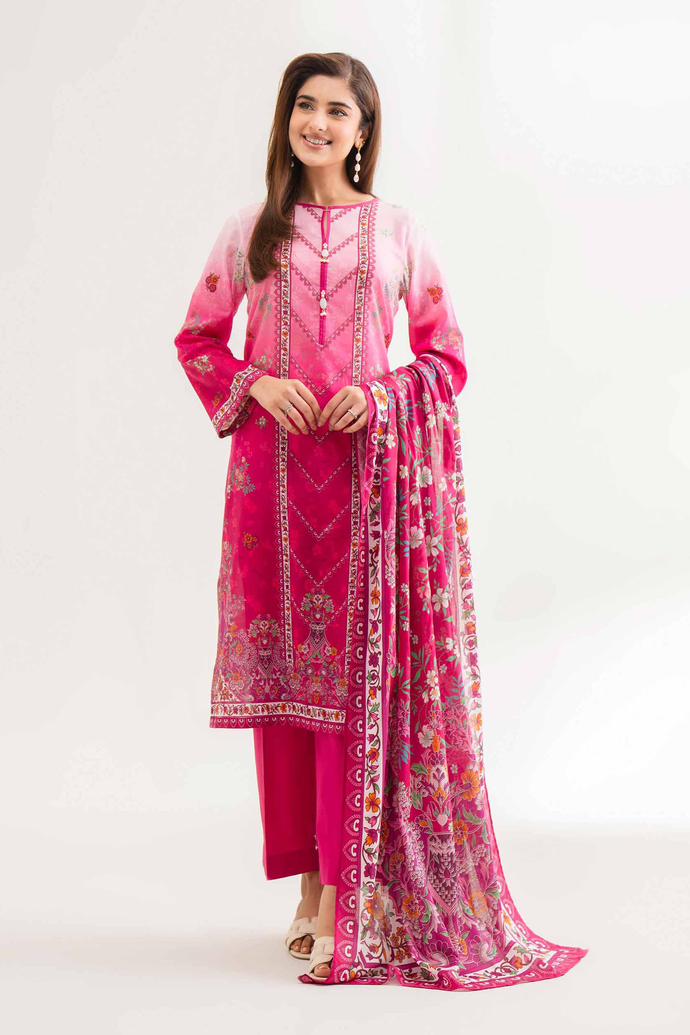 3 Piece - Digital Printed Suit - 42501934 for Women - Unstitched Collection | Nishat | Shop Online