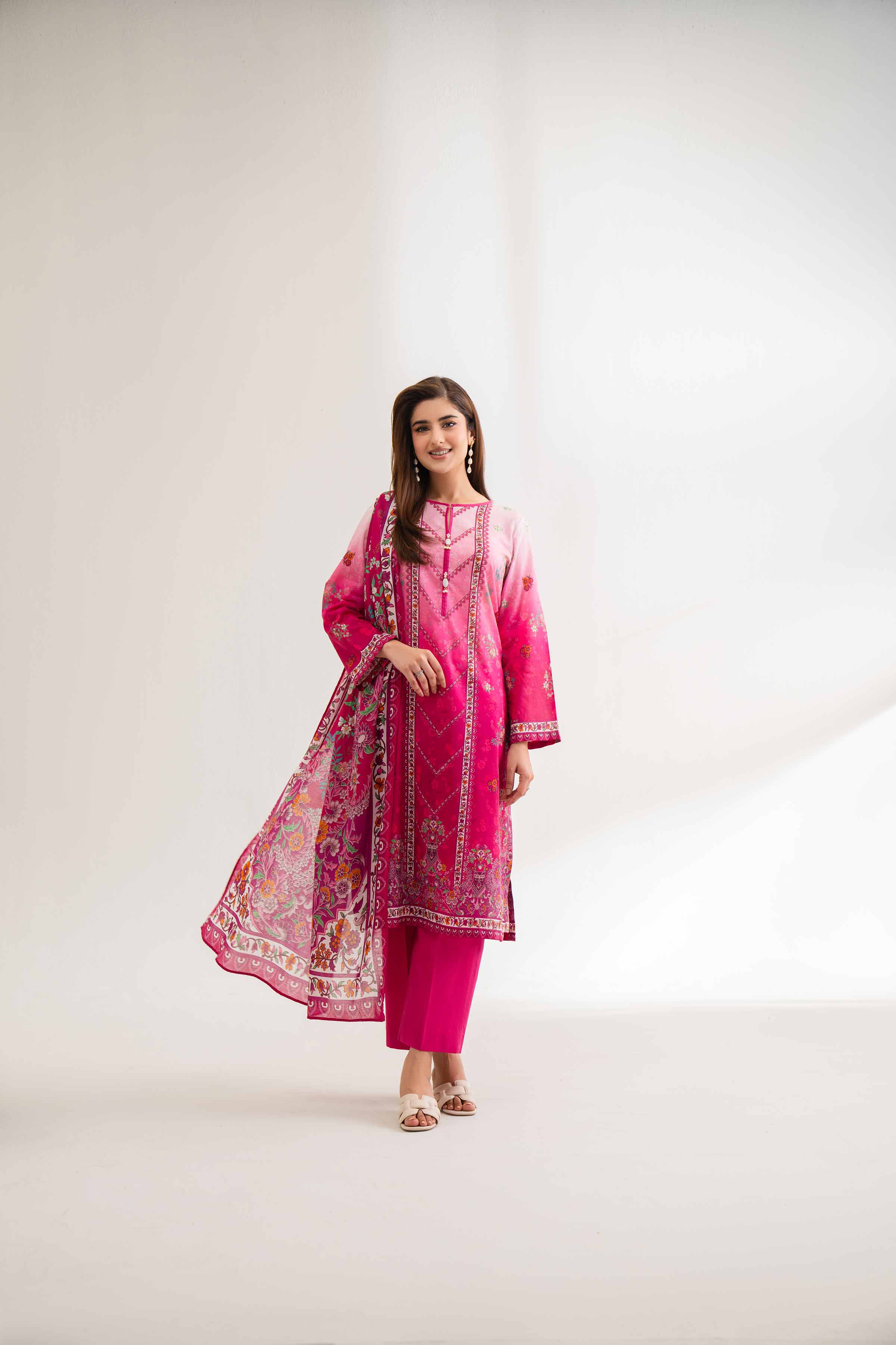 3 Piece - Digital Printed Suit - 42501934 for Women - Unstitched Collection | Nishat | Shop Online