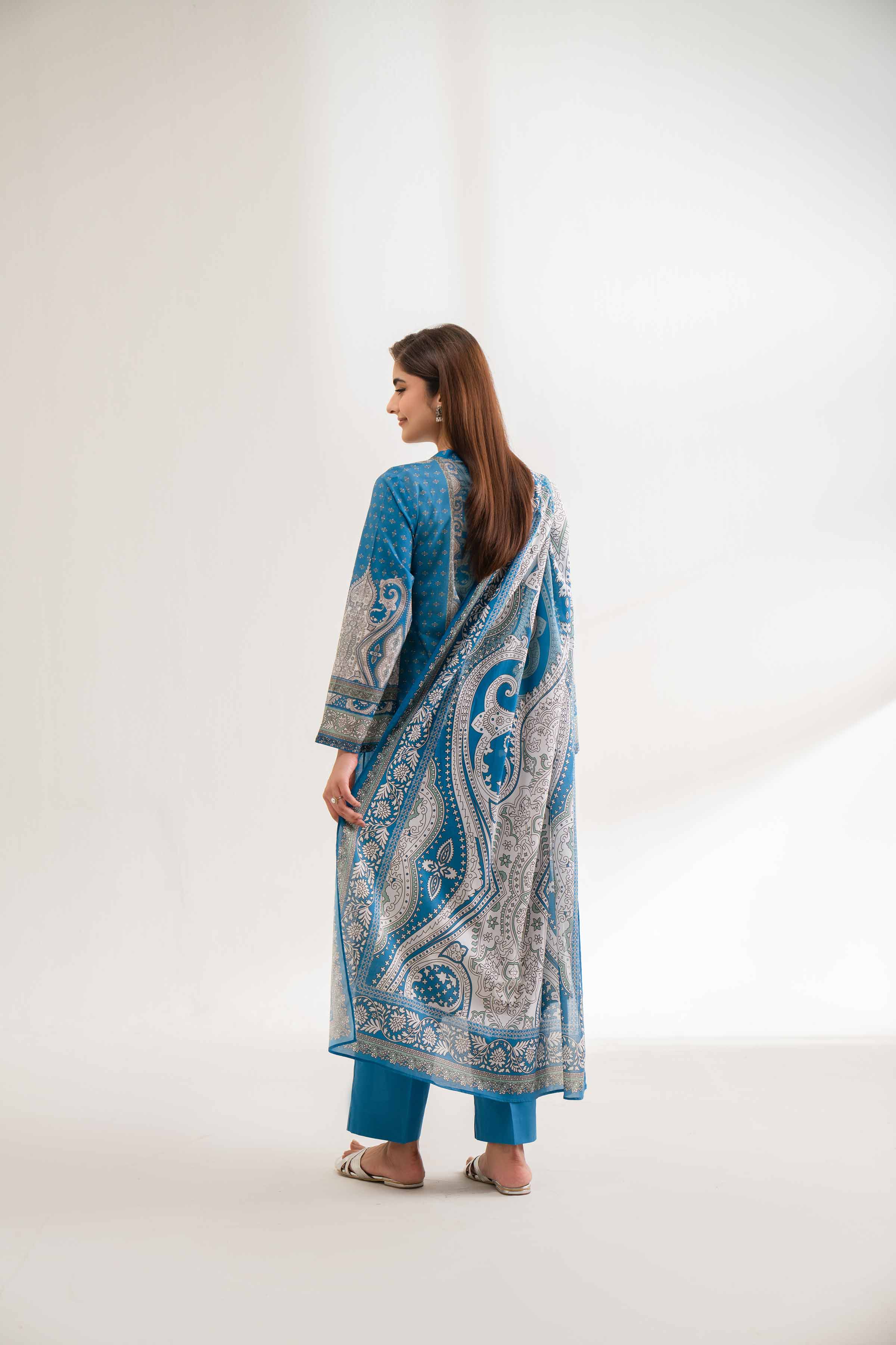 3 Piece - Digital Printed Suit - 42501935 for Women - Unstitched Collection | Nishat | Shop Online