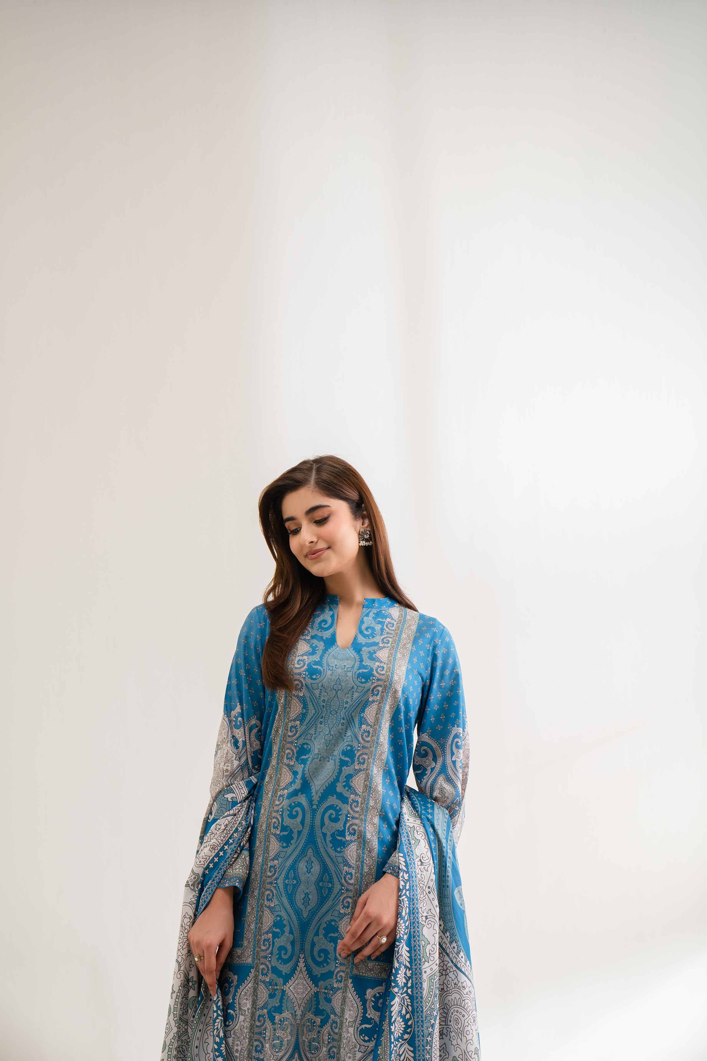 3 Piece - Digital Printed Suit - 42501935 for Women - Unstitched Collection | Nishat | Shop Online