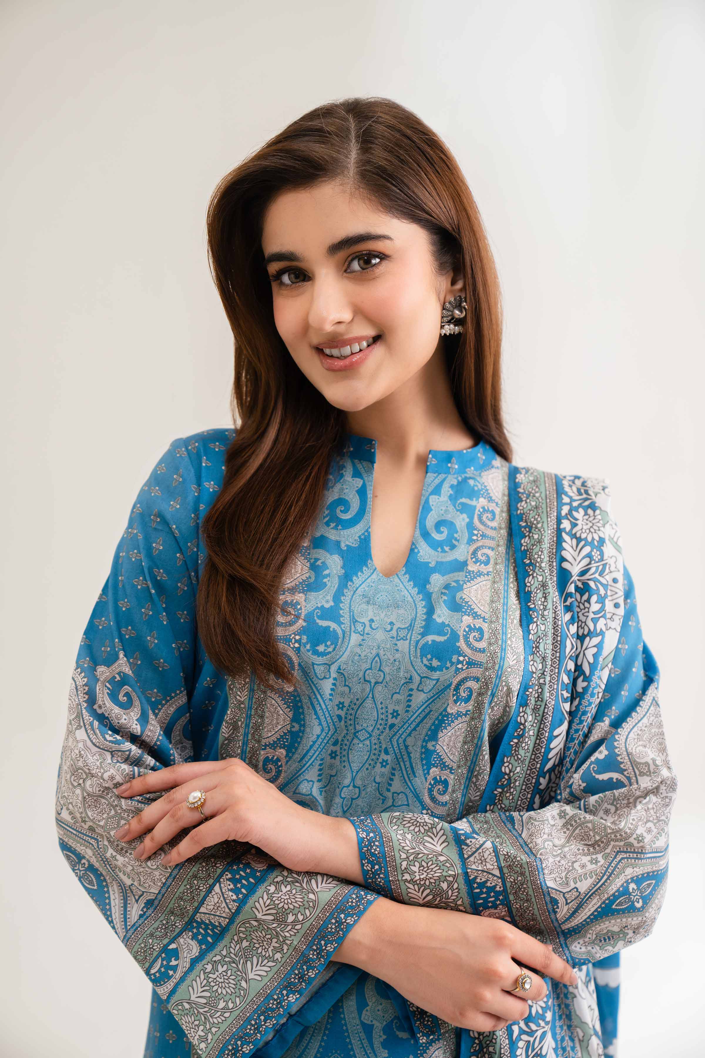 3 Piece - Digital Printed Suit - 42501935 for Women - Unstitched Collection | Nishat | Shop Online