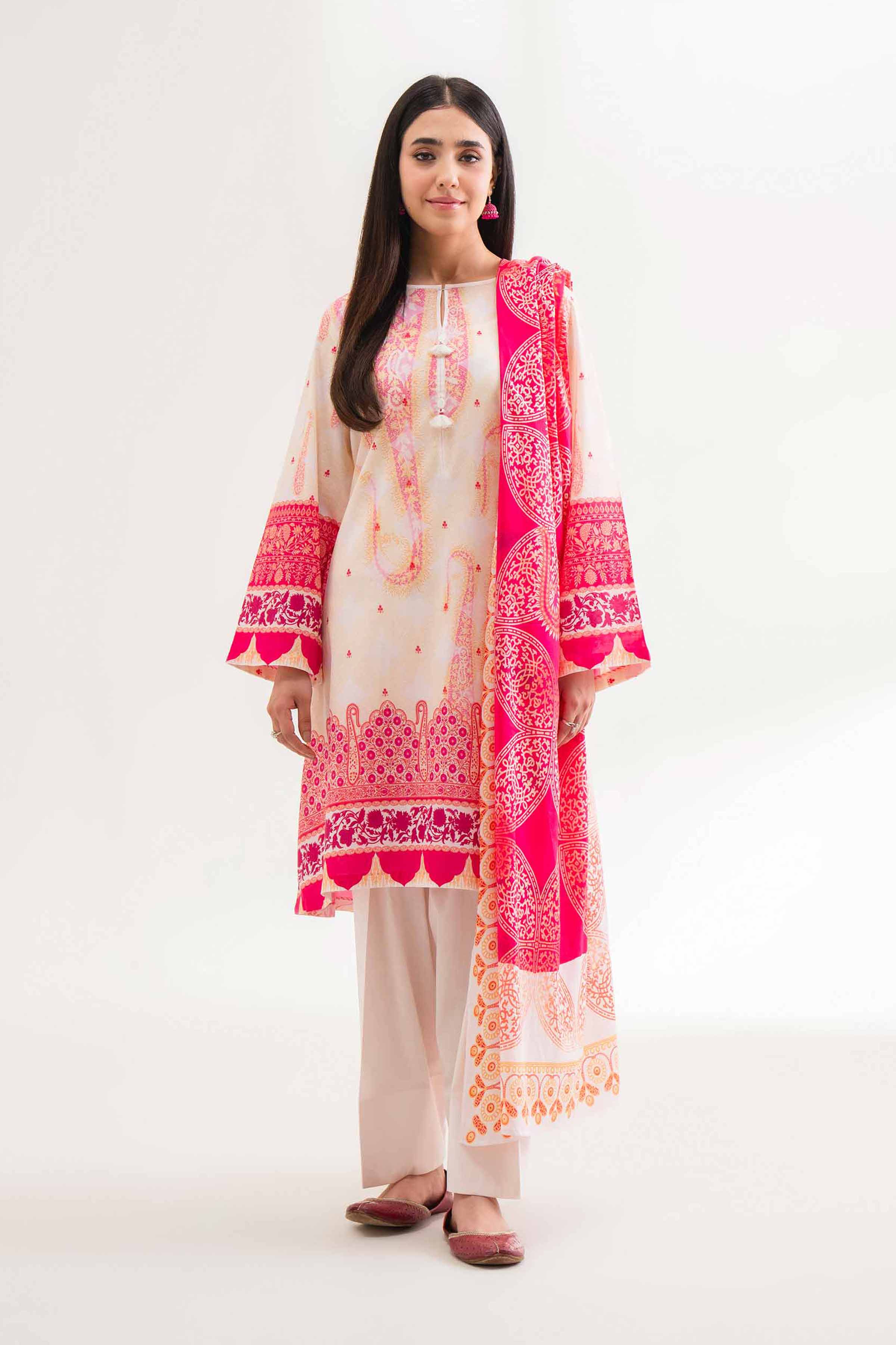 3 Piece - Digital Printed Suit - 42501938 for Women - Unstitched Collection | Nishat | Shop Online