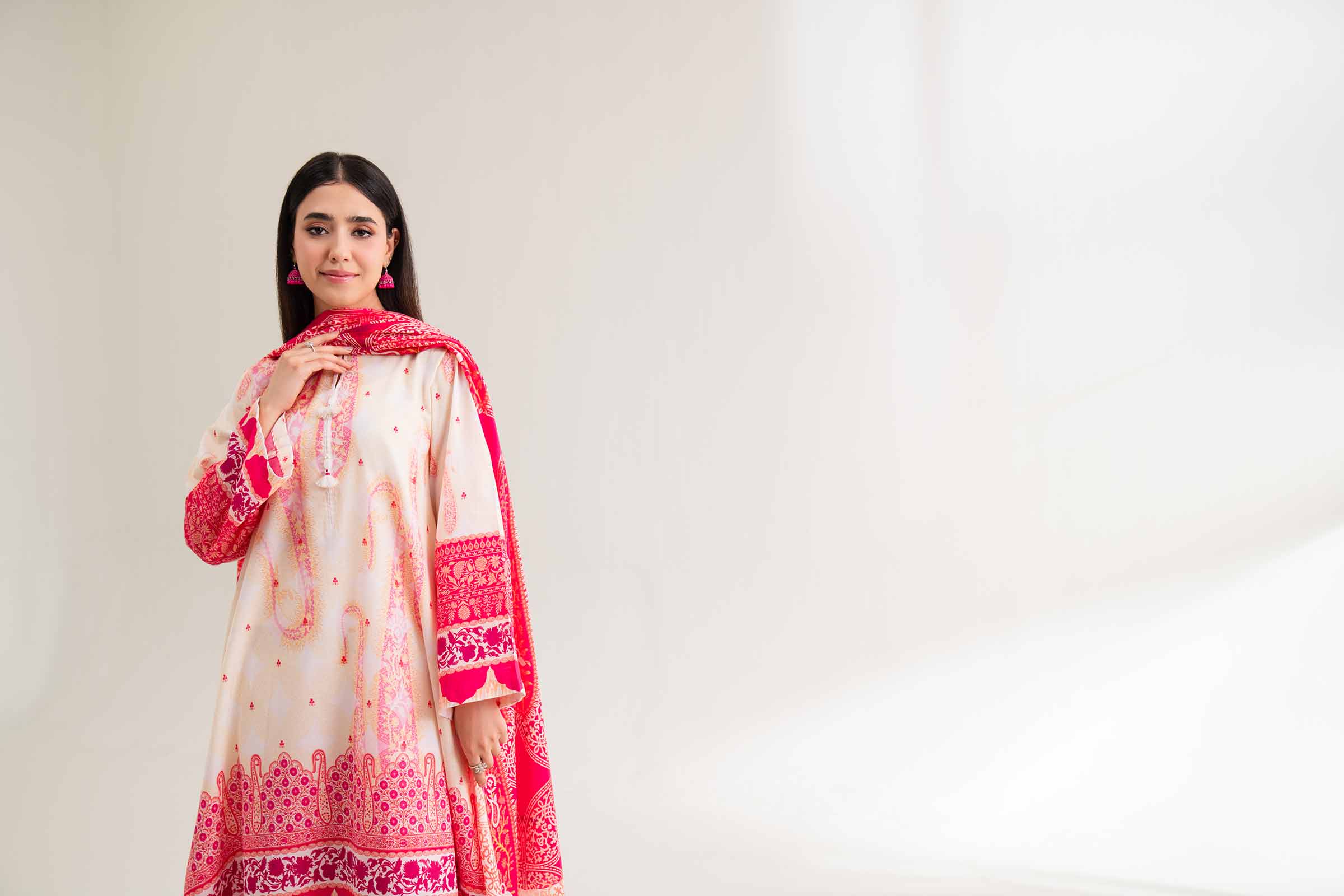 3 Piece - Digital Printed Suit - 42501938 for Women - Unstitched Collection | Nishat | Shop Online