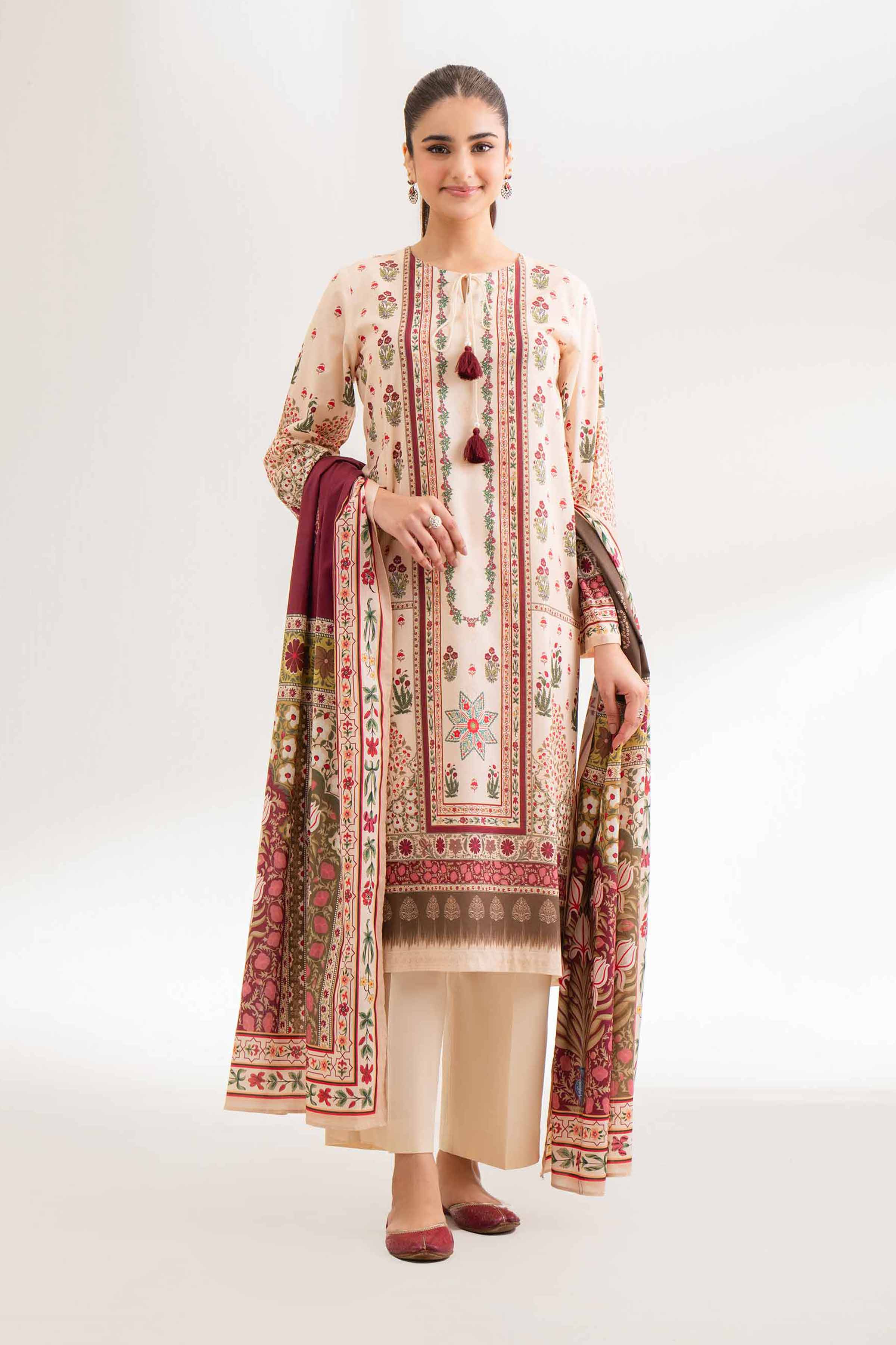 3 Piece - Digital Printed Suit - 42501939 for Women - Unstitched Collection | Nishat | Shop Online