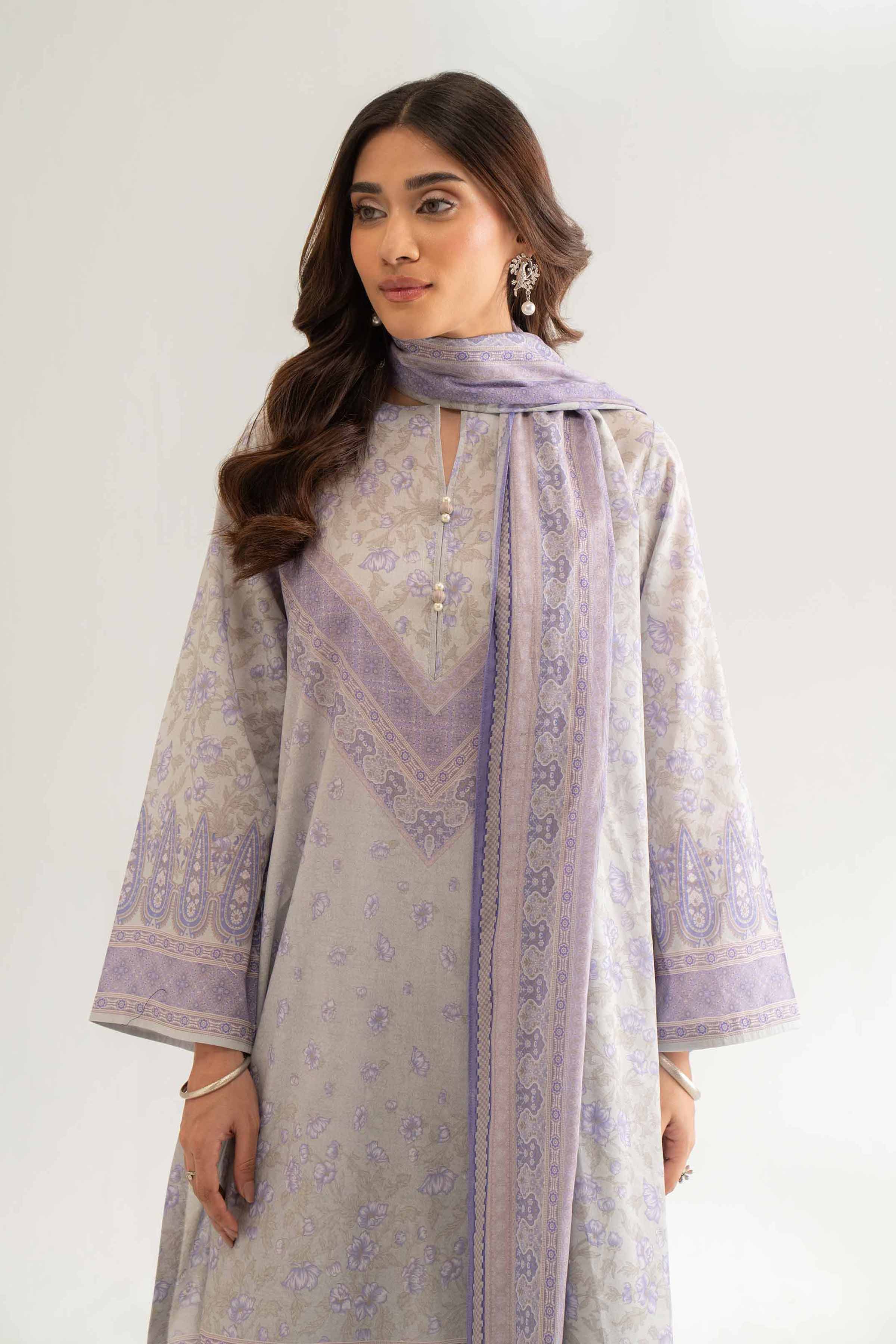 3 Piece - Digital Printed Suit - 42501942 for Women - Unstitched Collection | Nishat | Shop Online
