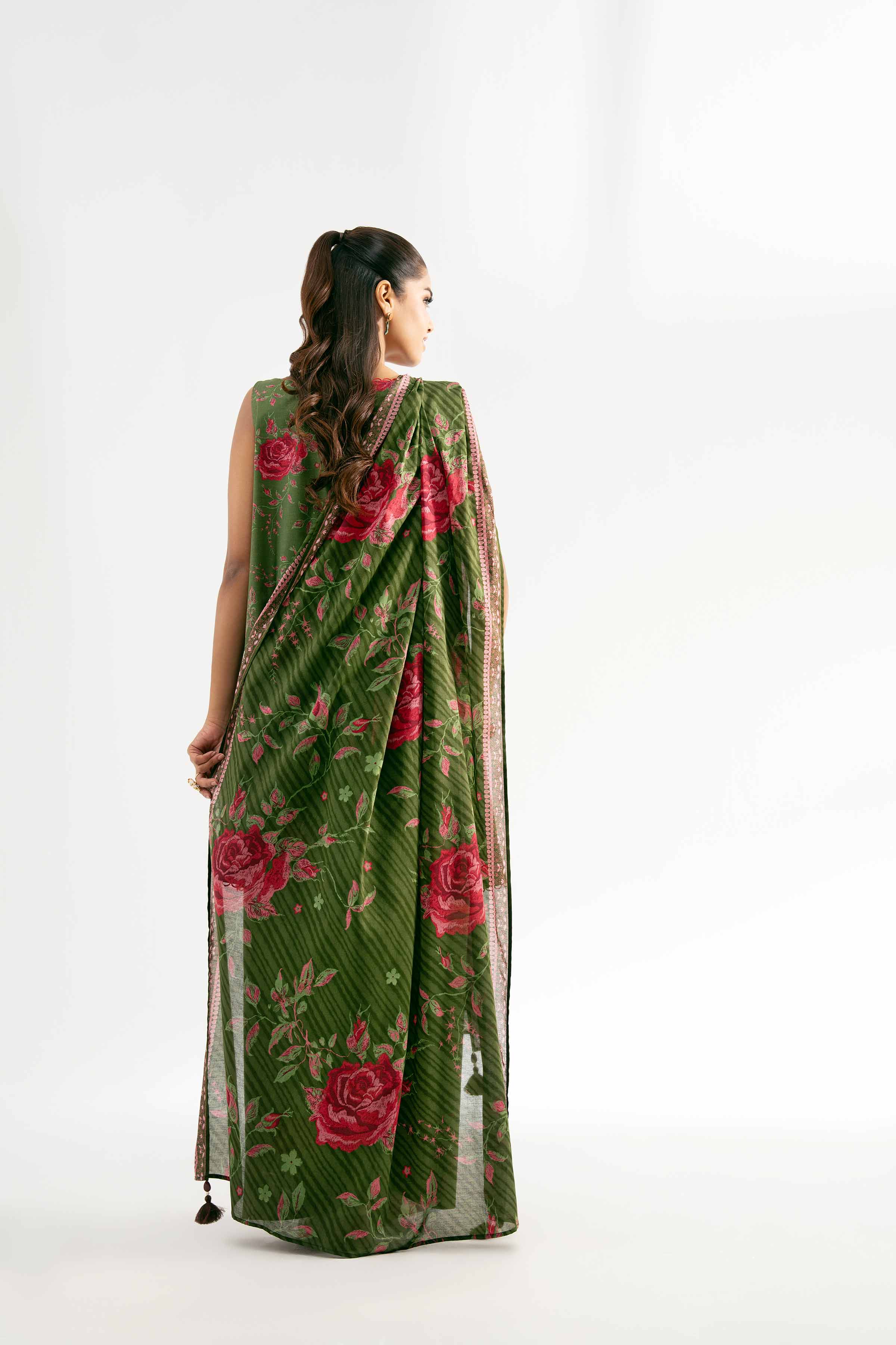 3 Piece -  Printed Suit - 42501945 for Women - Unstitched Collection | Nishat | Shop Online