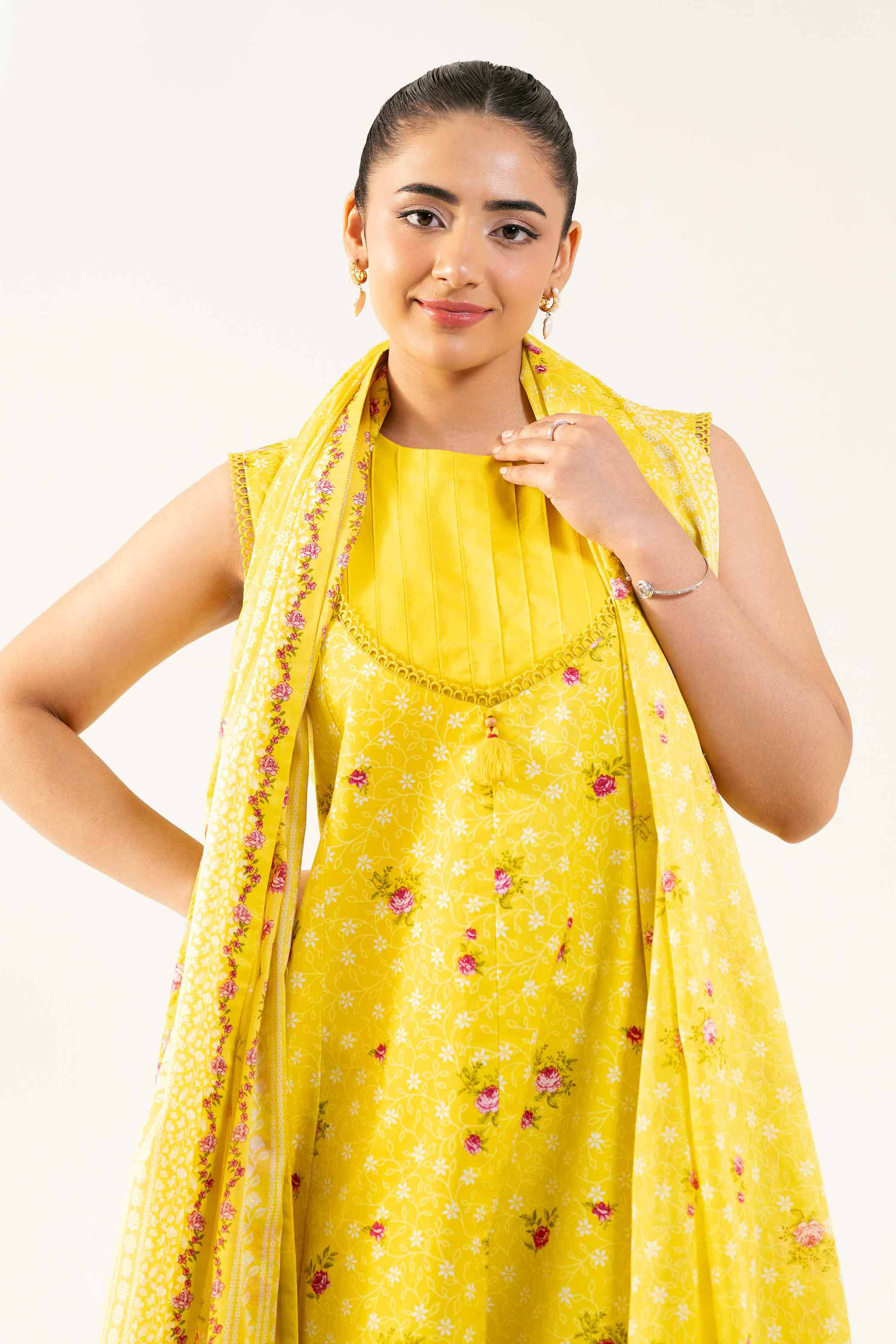 3 Piece -  Printed Suit - 42501946 for Women - Unstitched Collection | Nishat | Shop Online