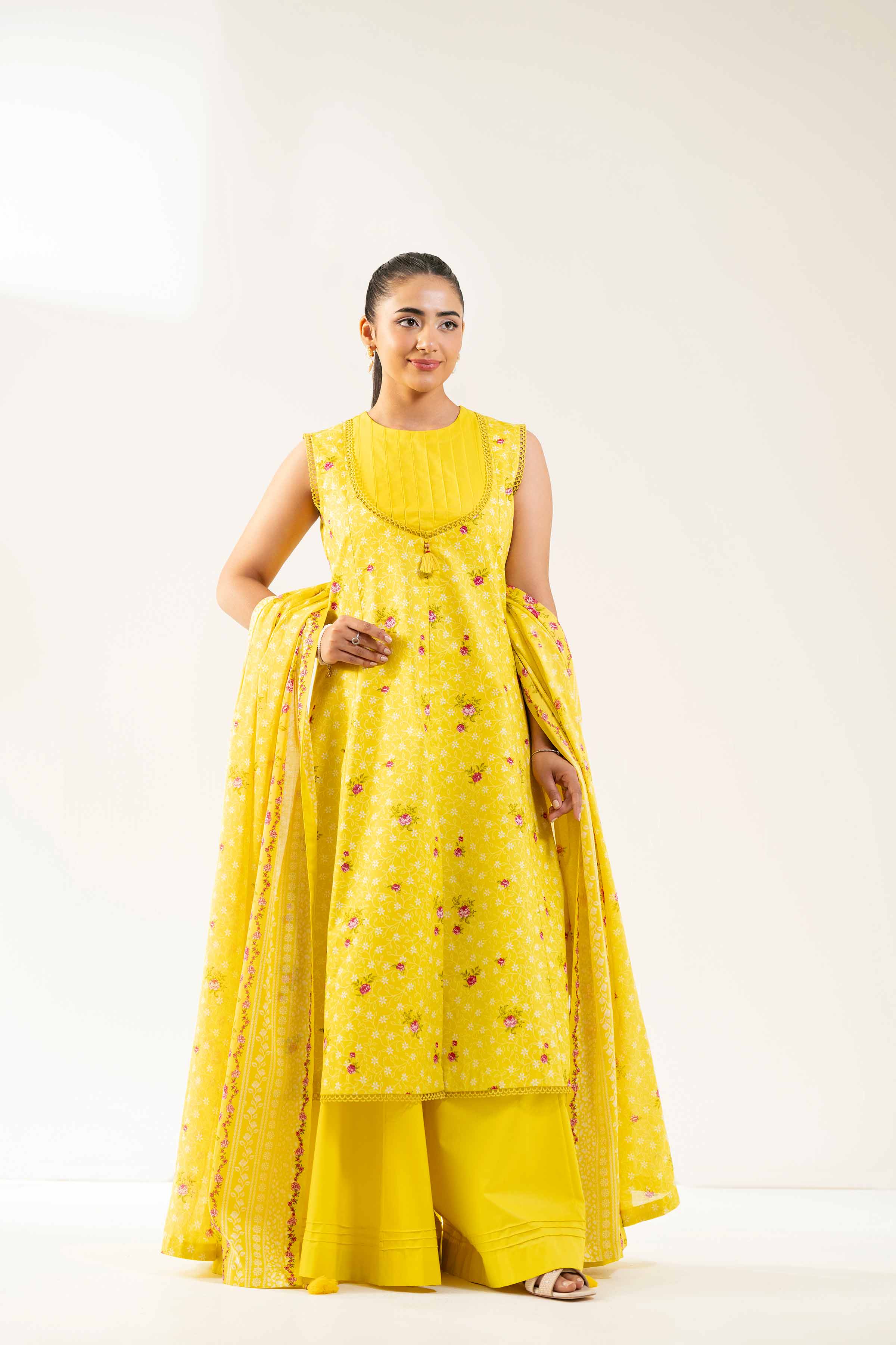 3 Piece -  Printed Suit - 42501946 for Women - Unstitched Collection | Nishat | Shop Online