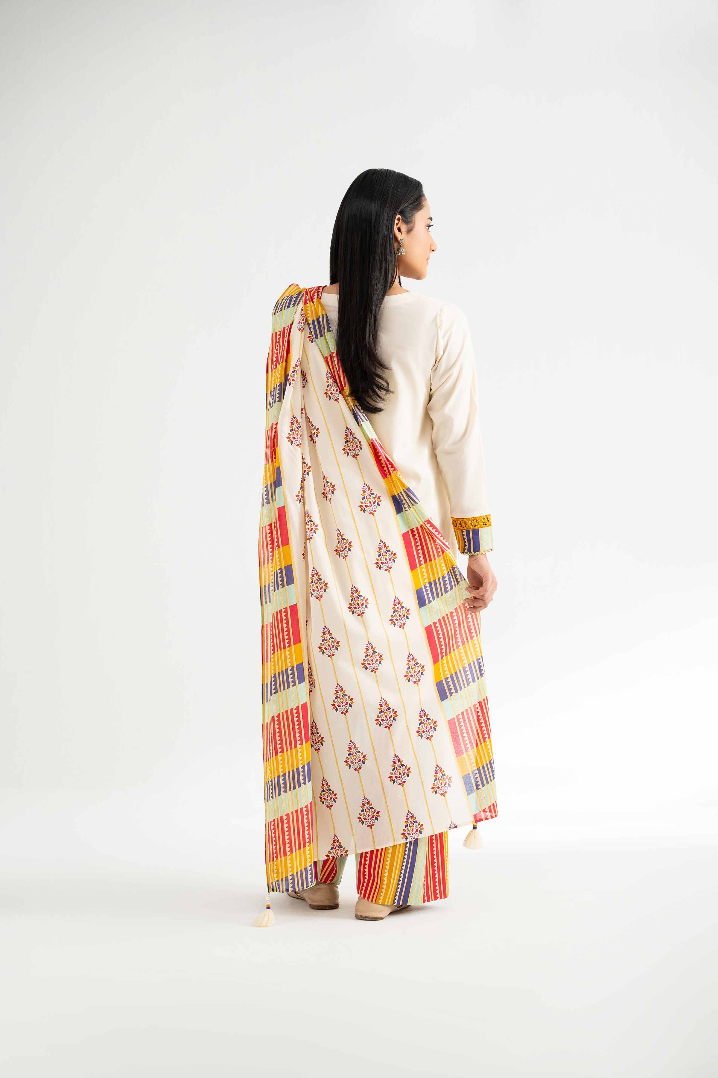 3 Piece -  Printed Suit - 42501948 for Women - Unstitched Collection | Nishat | Shop Online