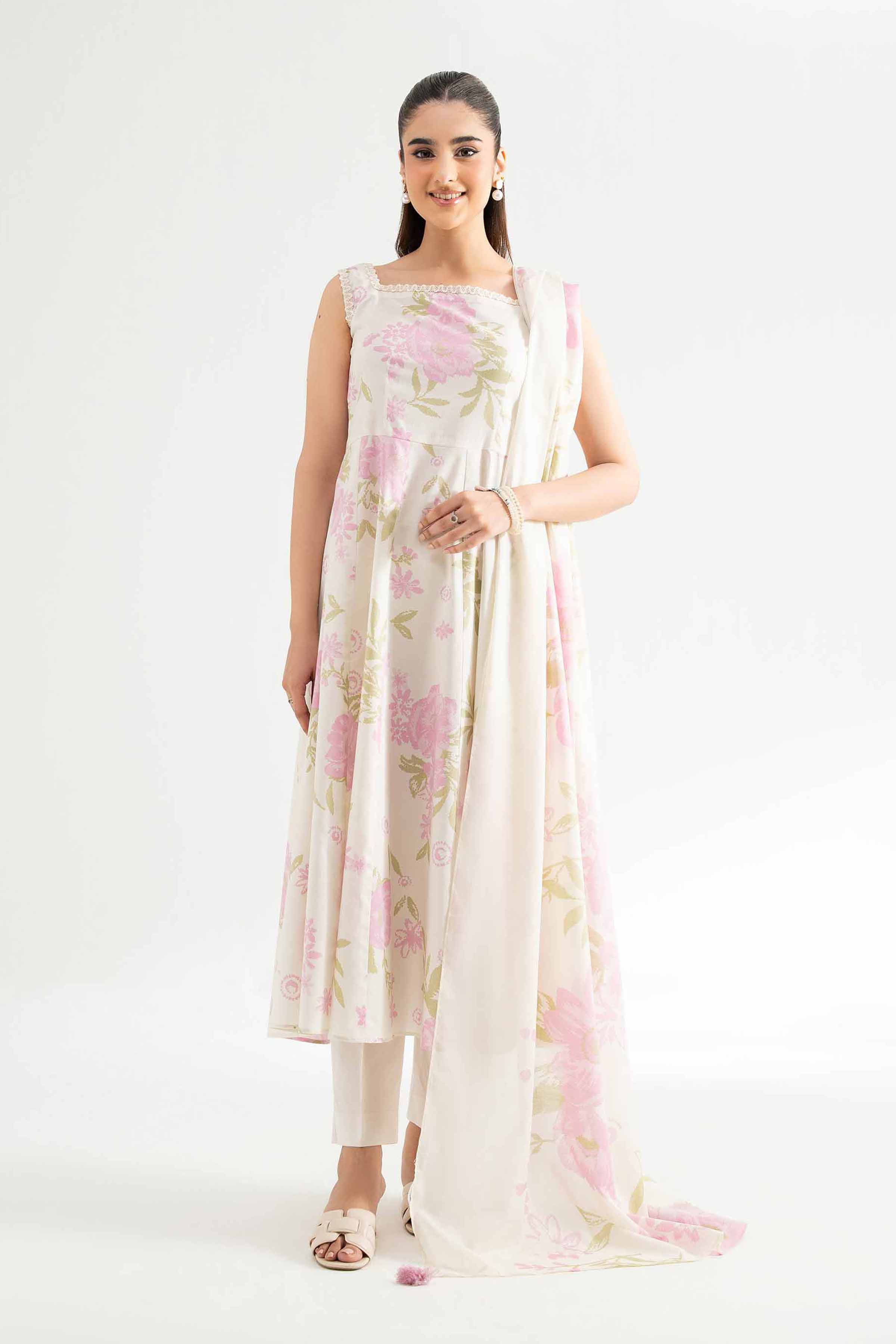 3 Piece -  Printed Suit - 42501949 for Women - Unstitched Collection | Nishat | Shop Online