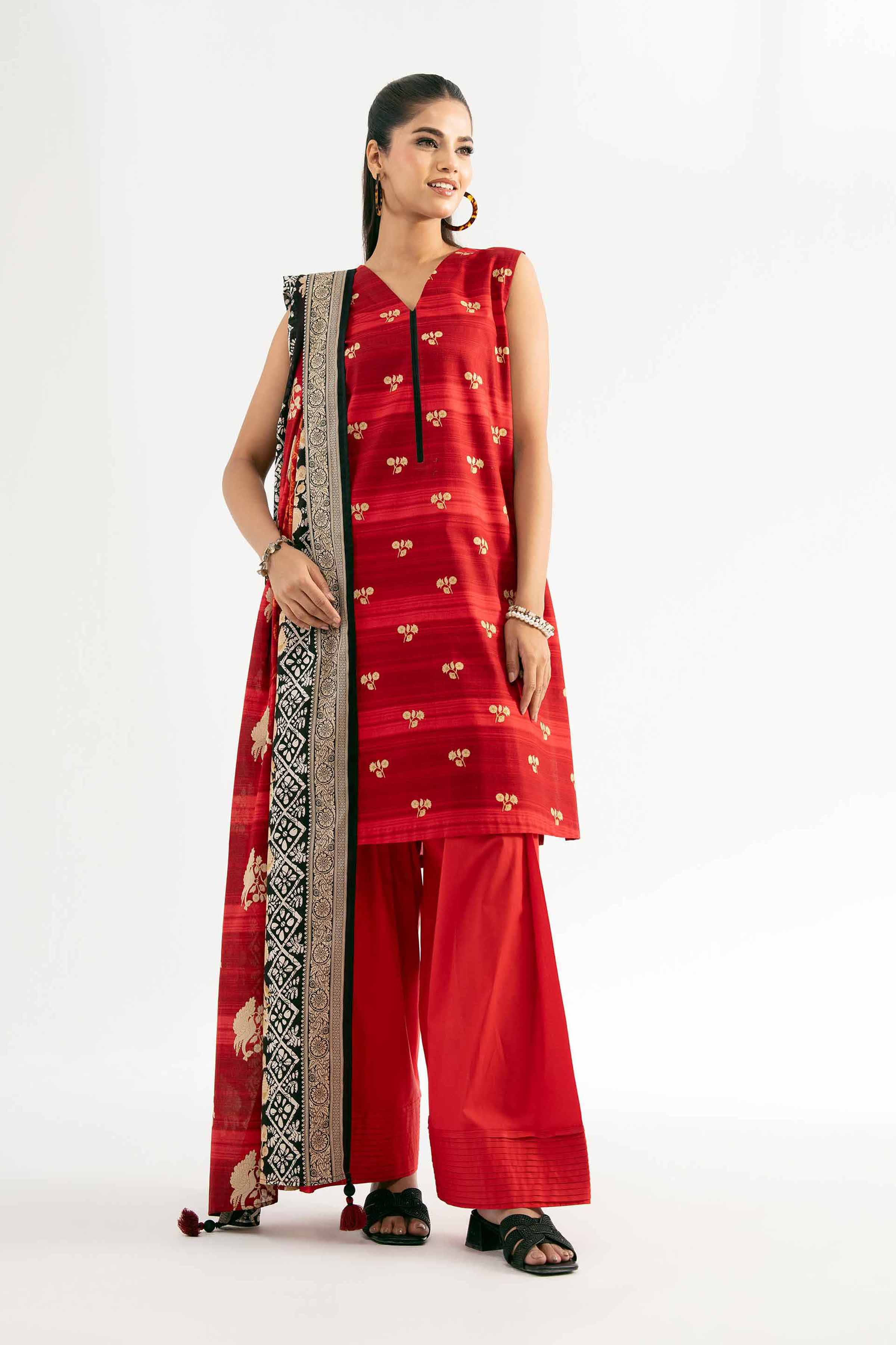 3 Piece - Printed Suit - 42501951 for Women - Unstitched Collection | Nishat | Shop Online