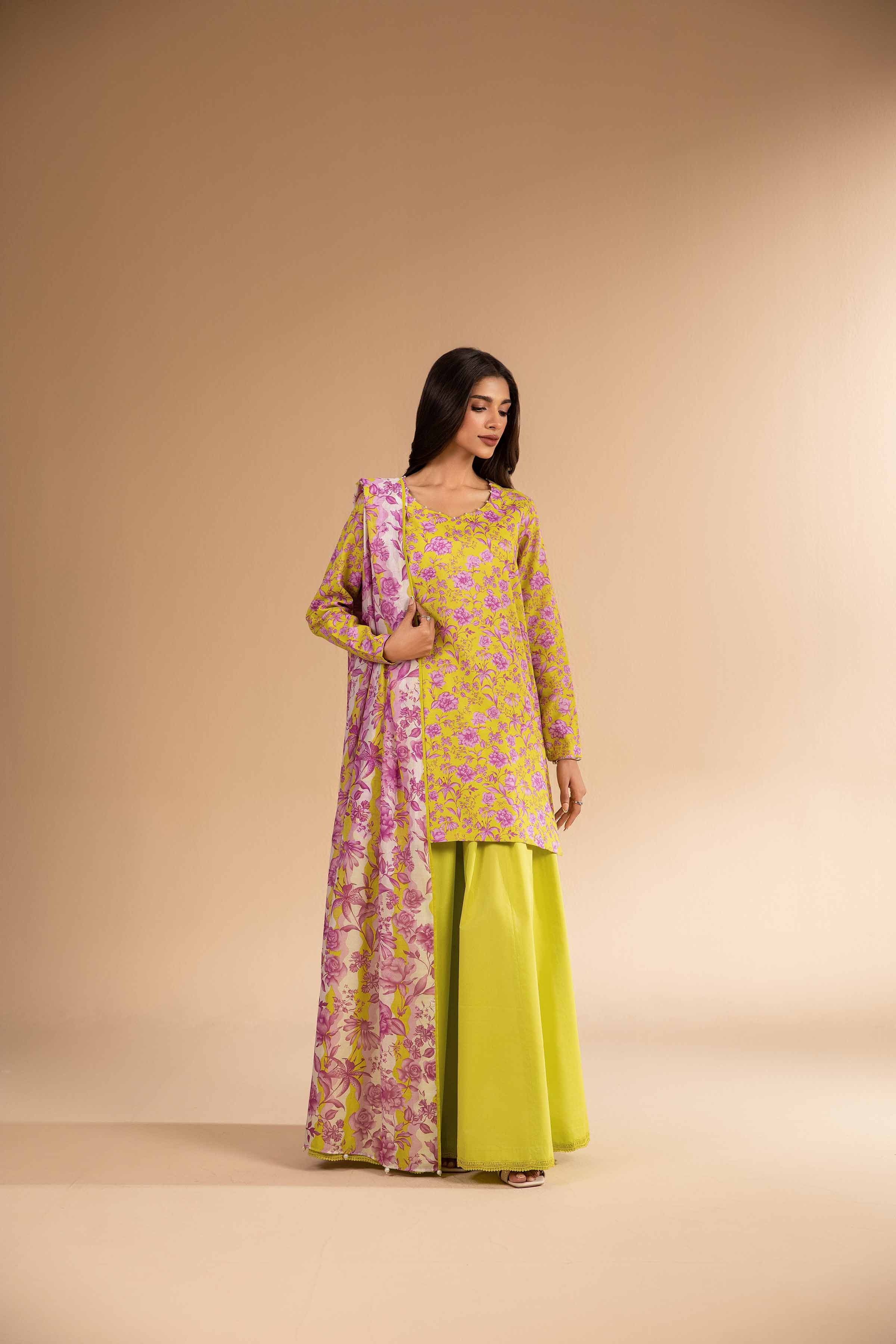 3 Piece -  Printed Suit - 42501954 for Women - Unstitched Collection | Nishat | Shop Online