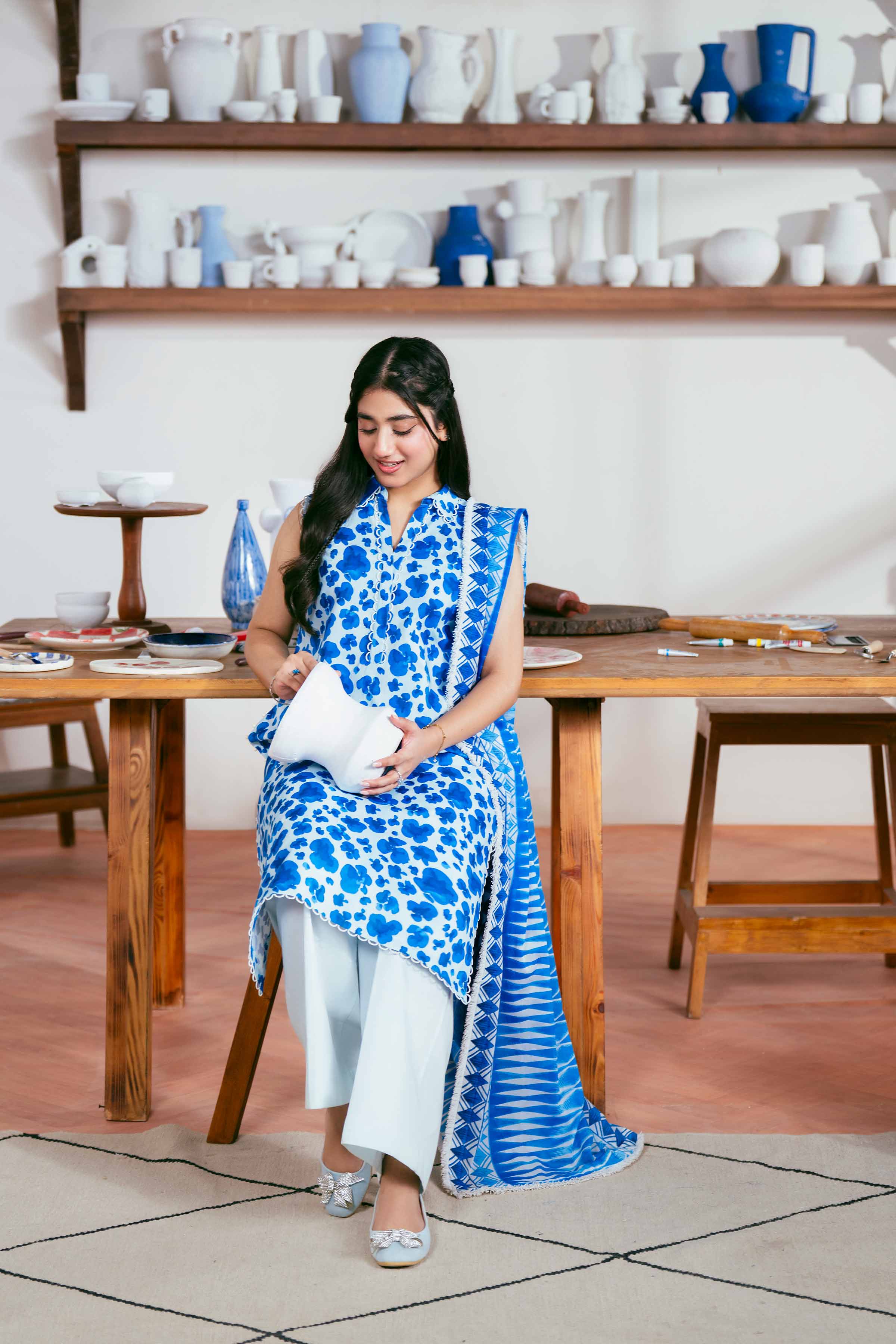 3 Piece - Printed Suit - 42501955 for Women - Unstitched Collection | Nishat | Shop Online