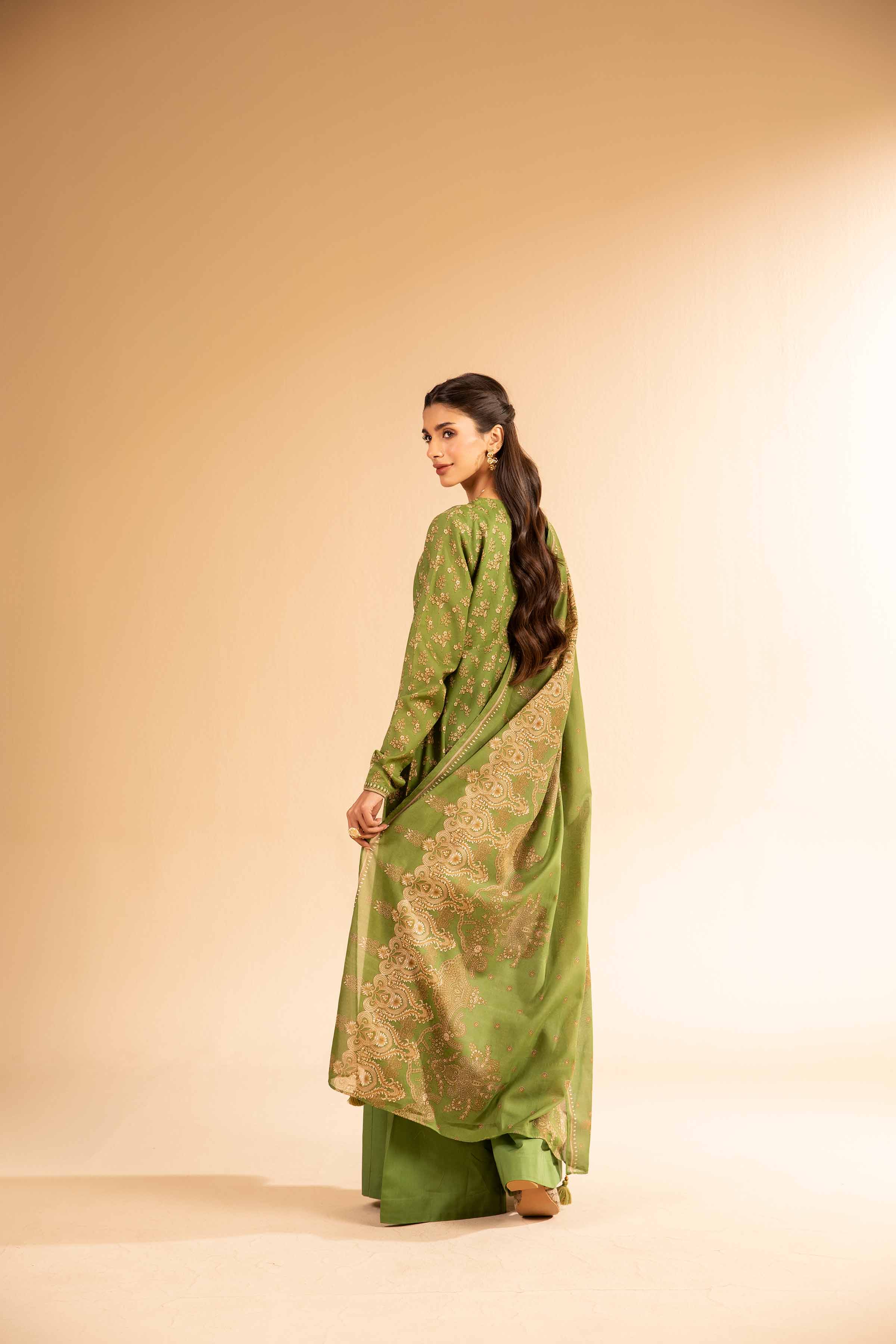 3 Piece -  Printed Suit - 42501959 for Women - Unstitched Collection | Nishat | Shop Online